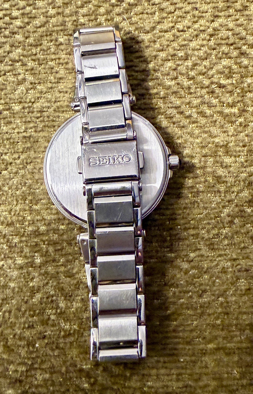 Black Dial Seiko Recraft Series Solar Watch SUT173 Water Resist, Hardlex Crystal