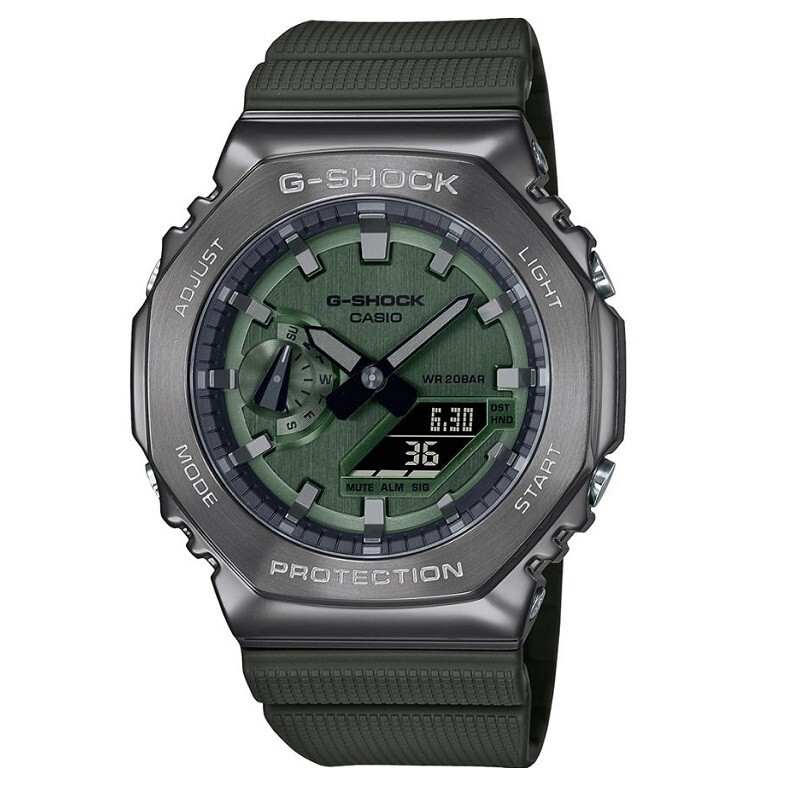 Gm-2100B-3AER Men’s Multifunction Watch G-Shock Metal -10% Discount