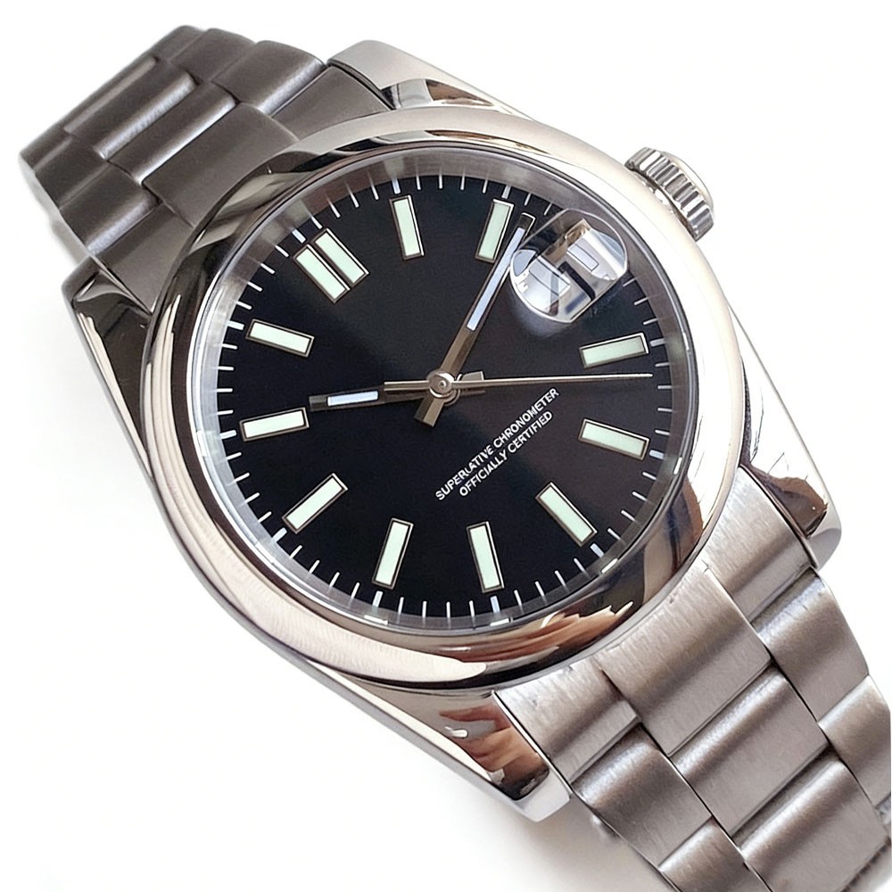 36mm/39mm Tandorio Lumen Sunburst Dial Sapphire Glass 20ATM NH35A Men Auto Watch