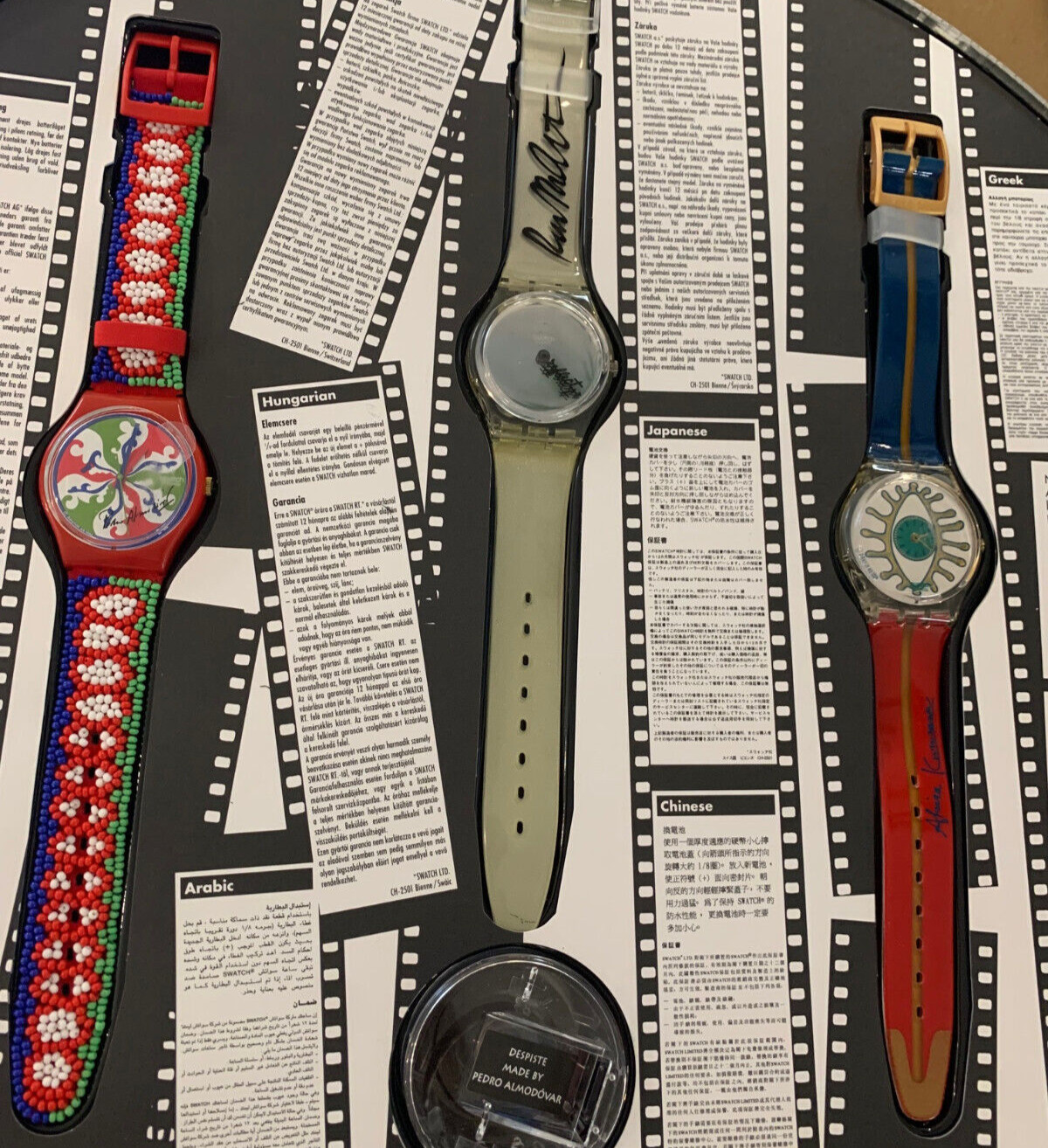 Swatch watch 100 Years Of Cinema 3 Watches Limited Edition #191/5555 Box Set New