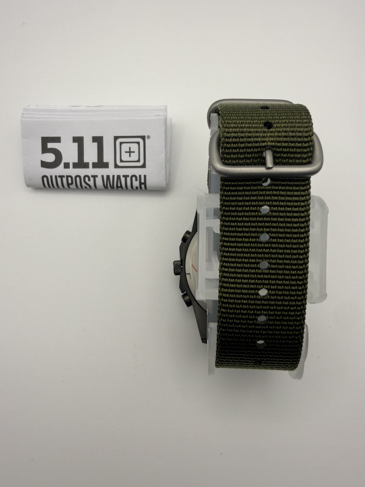 5.11 TACTICAL Outpost Green Dial Chrono Quartz Watch UNISEX – NEW in box