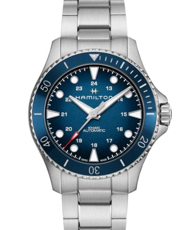 New Hamilton Khaki Navy Scuba Auto Blue Dial Steel Men’s Watch H82505140