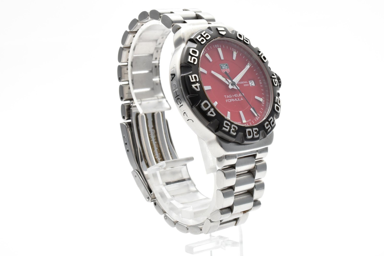 【N MINT】TAG Heuer Formula 1 Professional WAH1112 200m red dial mens Watch