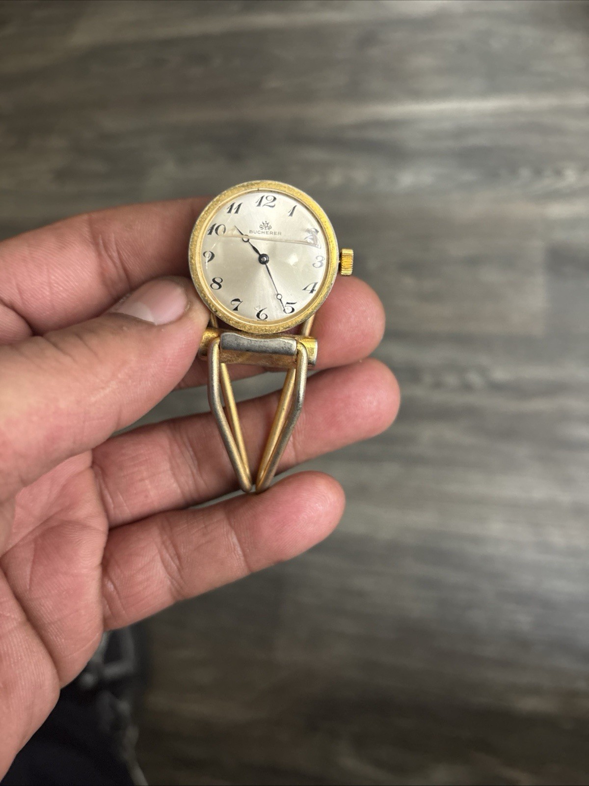 Bucherer Men’s Vintage Automatic Watch Gold Tone None Working