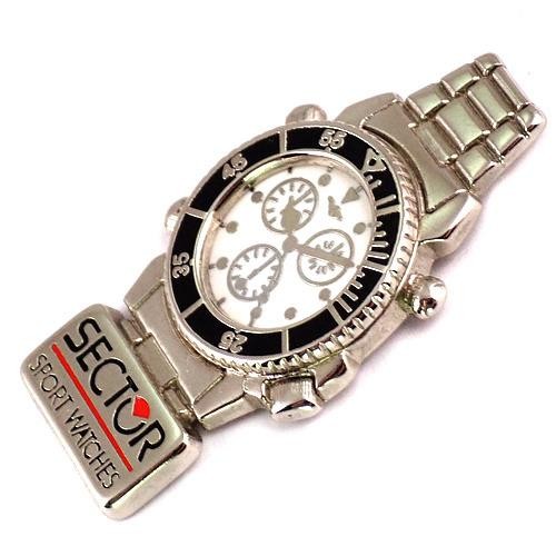 Sector Chrono Watch Pin Limit Vintage Sports Badge France