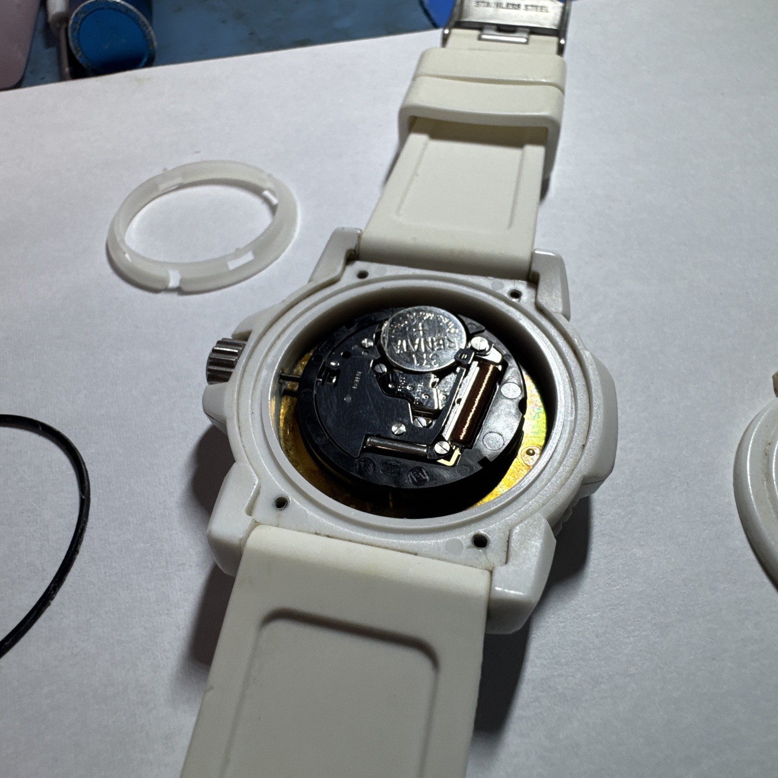 Luminox Navy Seals White 7050 Series Women Watch White 7057W