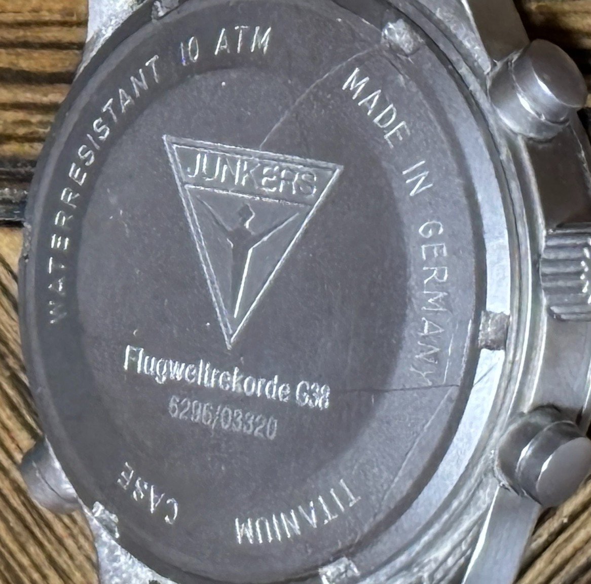 Junkers – World Flight Records G-38 – Chronograph – Quartz Model No. 6296-2