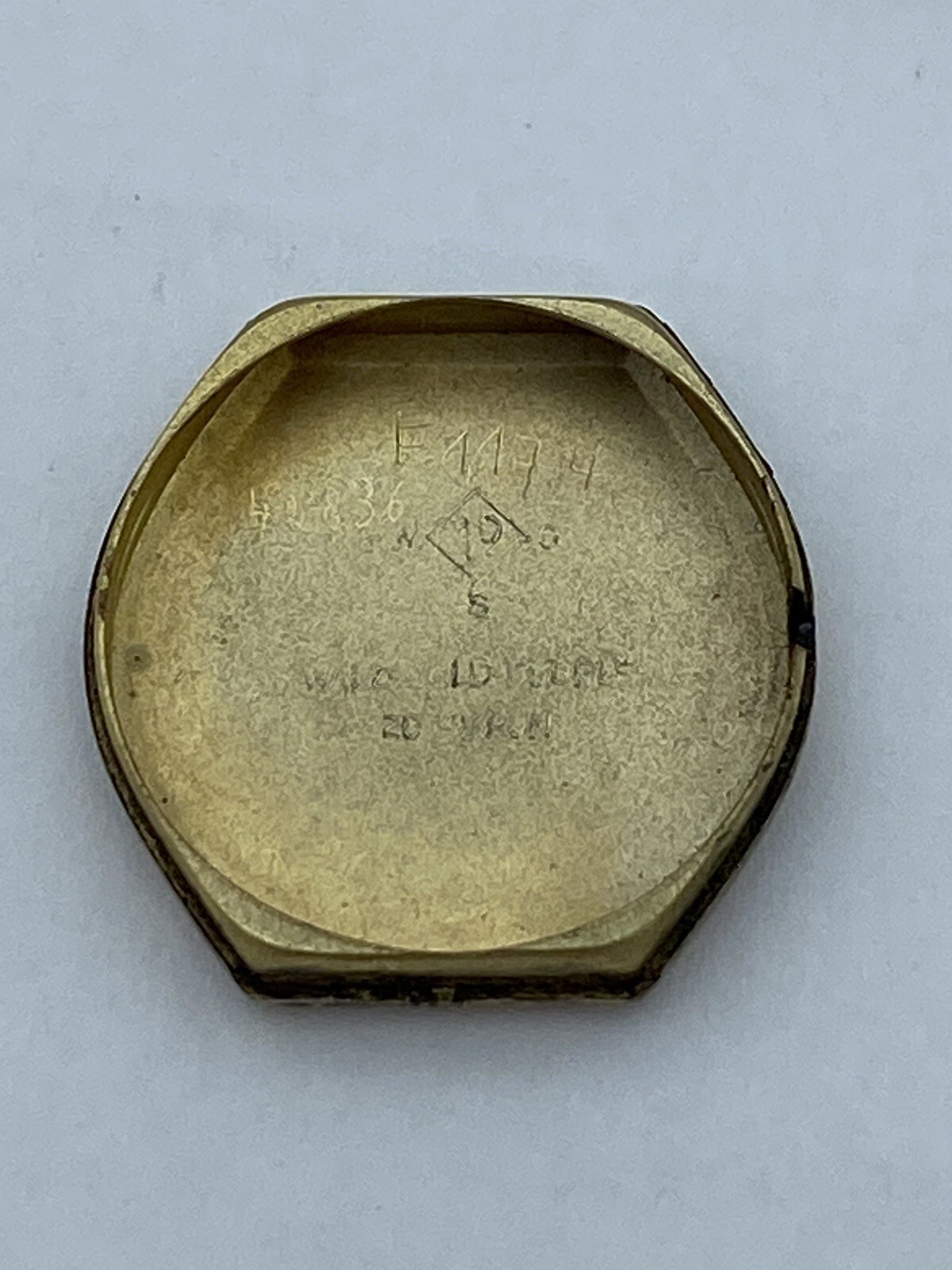 Vintage Watch No Makers Mark 1940s WWII? Walz Gold Double Case