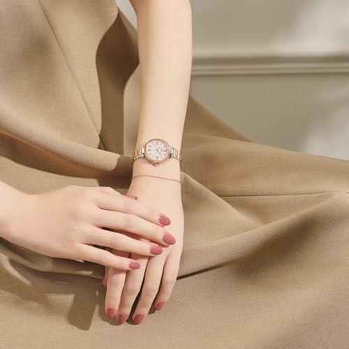 SEIKO LUKIA SSQW082 Quartz Analog Women Pink-Dial Pink|Gold|Silver-Band Wristwat