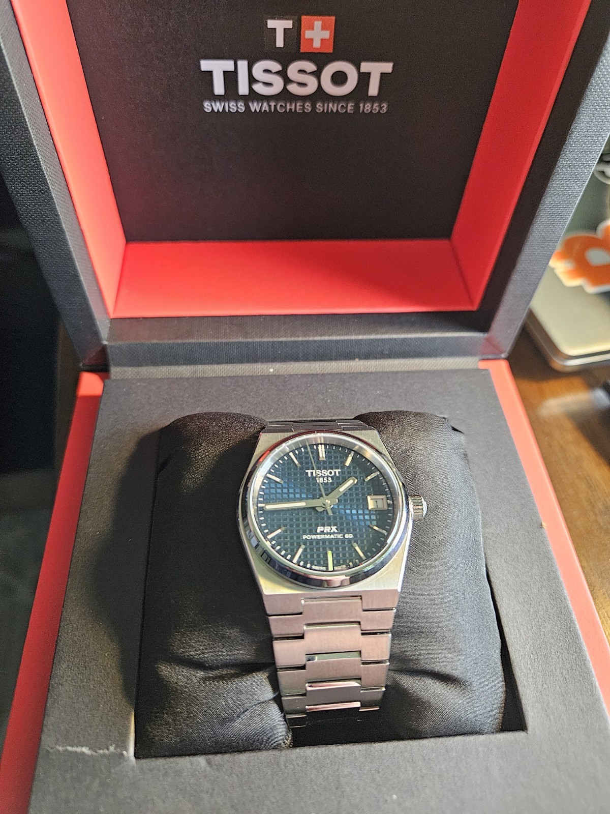 Tissot PRX Blue Powermatic 80 35mm Automatic Unisex Watch T137.207.11.041.00