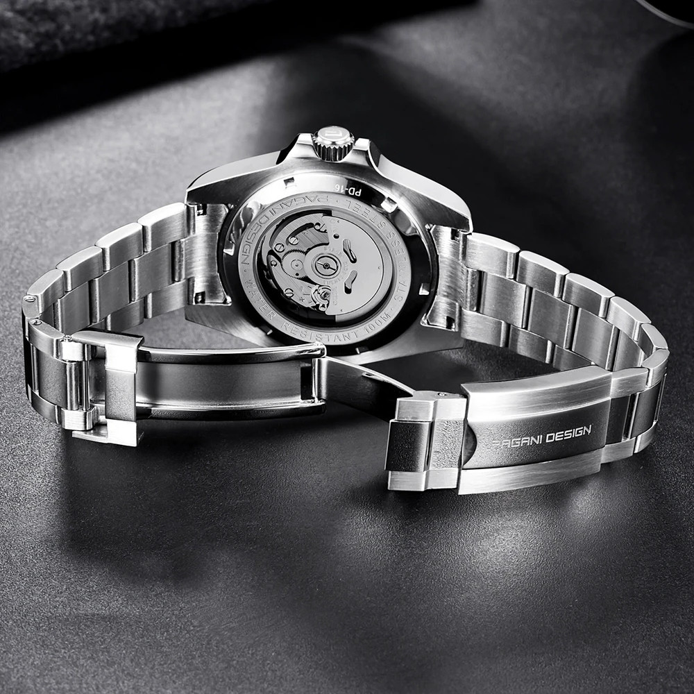 PAGANI DESIGN PD1651 Automatic Men’s Watch Sapphire Ceramic Bezel Miyota 8215