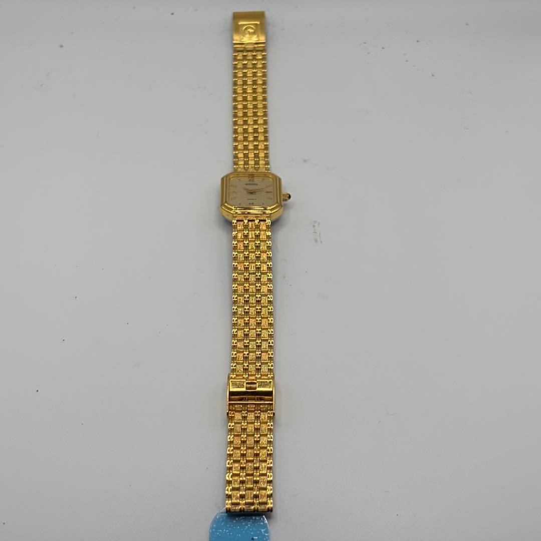 ROAMER Ladies Quartz Wristwatch Square Gold Swiss