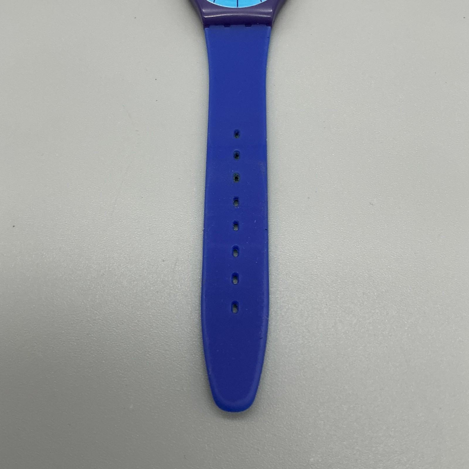 Swatch Mixed Up GV128 Mens Watch 34mm Blue Purple Swiss Made New Battery