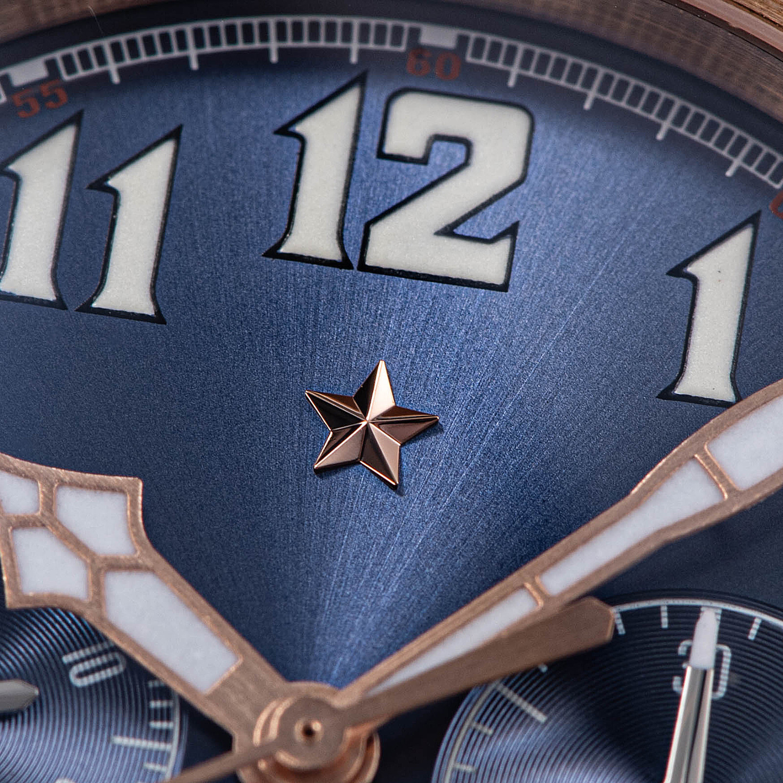 Sugess PILOT MASTER Chrono CuSn8 Bronze Mechanical Watch Seagull 1963 SUPILOT009