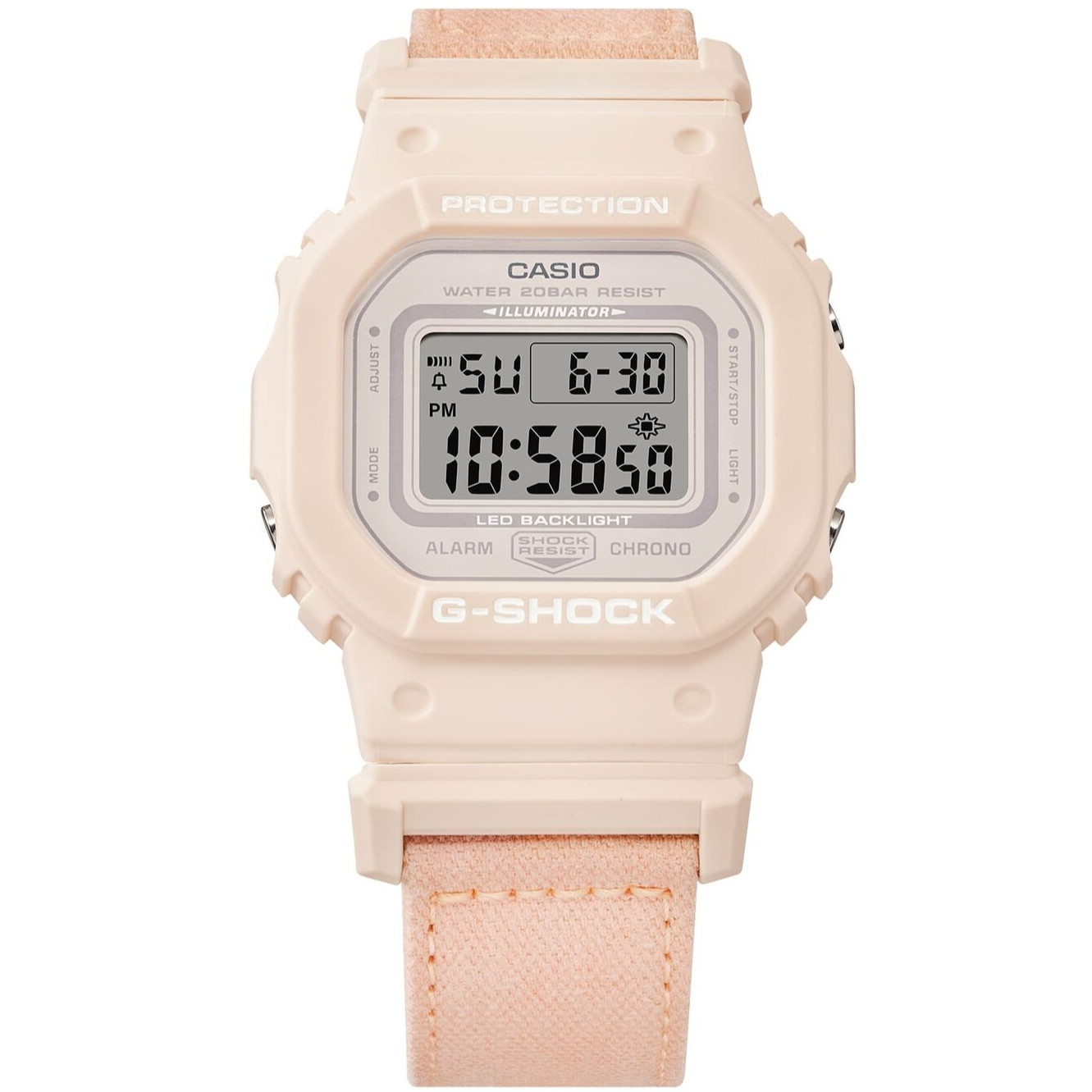 CASIO G-SHOCK GMD-S5600CT-4JF FOOD TEXTILE TRUECOTTON Digital Watch Pink 40.5mm