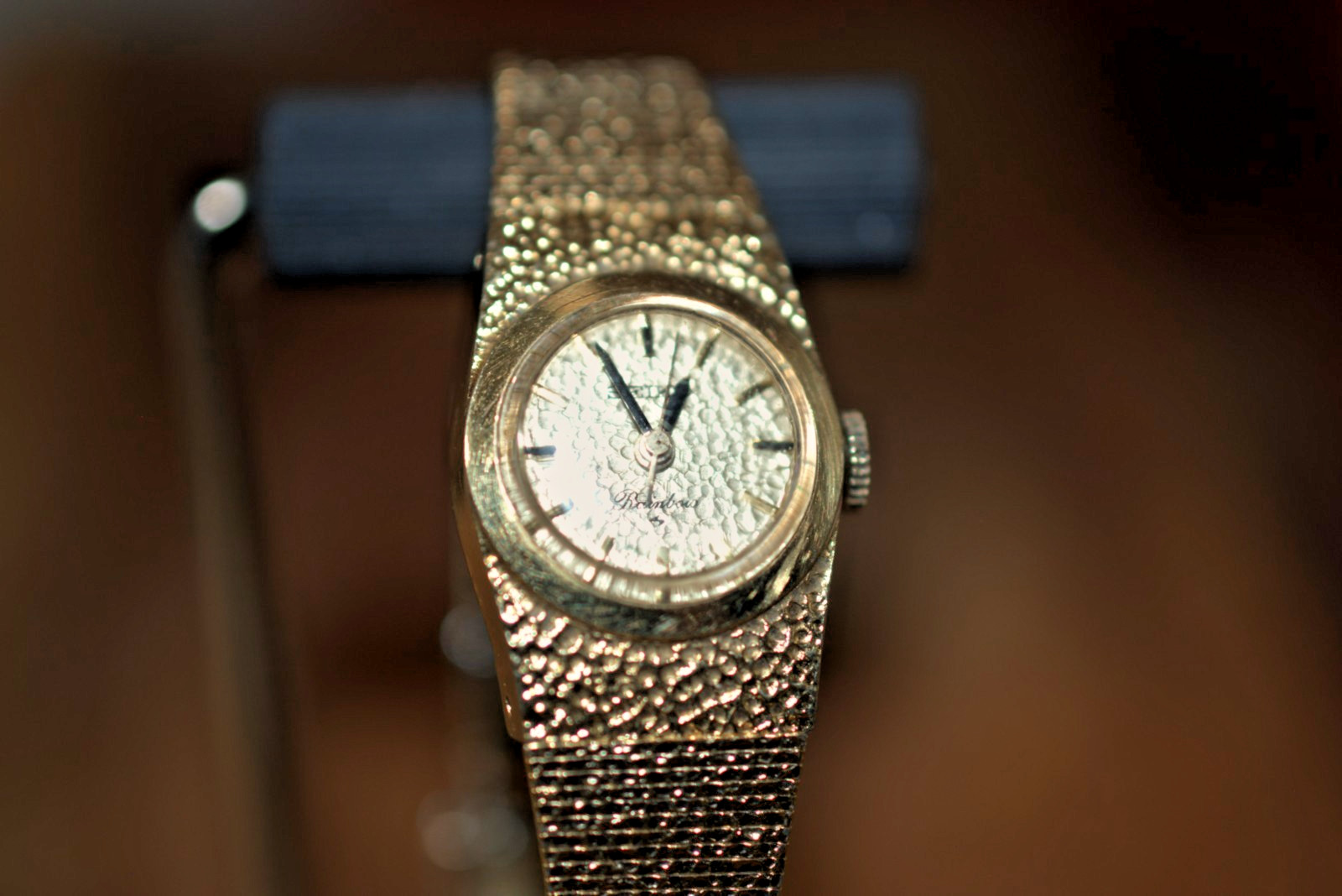 RARE Seiko Rainbow – HONEYCOMB Dial – 17Jewels – 18K Gold Plated – 1972