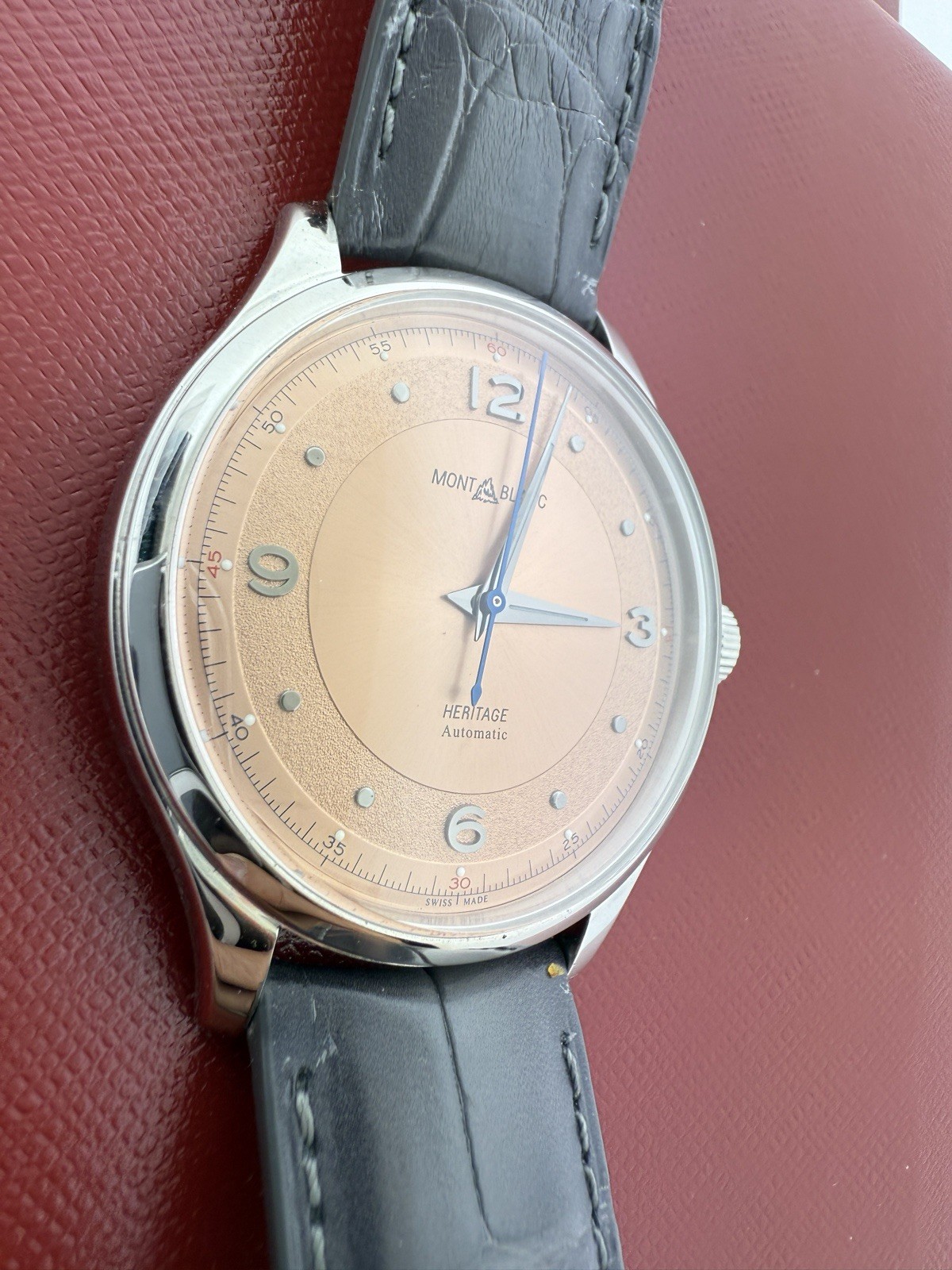 Montblanc Heritage Stainless Steel Watch 119944