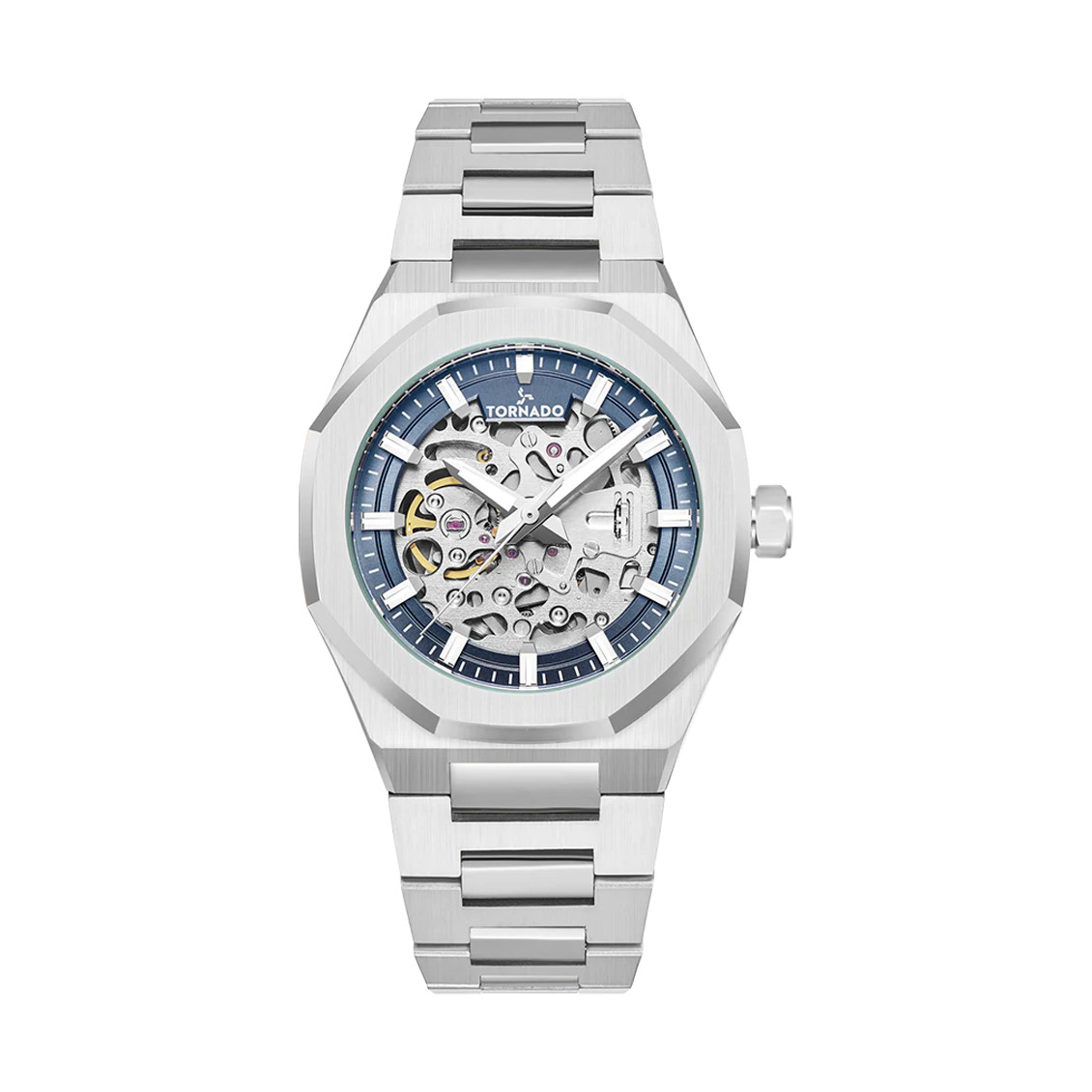Tornado Autonova Men’s Automatic Watch | Blue Dial, 41X51mm, 100 m (10 ATM)