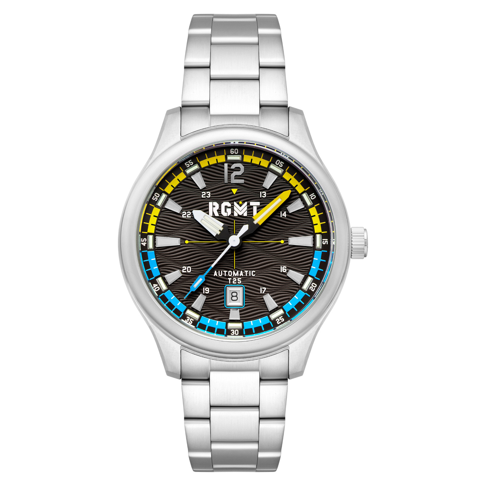 RGMT Tritium Stainless Steel 43mm Automatic Wristwatch RG-8046-33