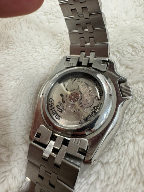Seiko 5 Sports SSK033K1 GMT Automatic White Dial Watch *READ DESCRIPTION*