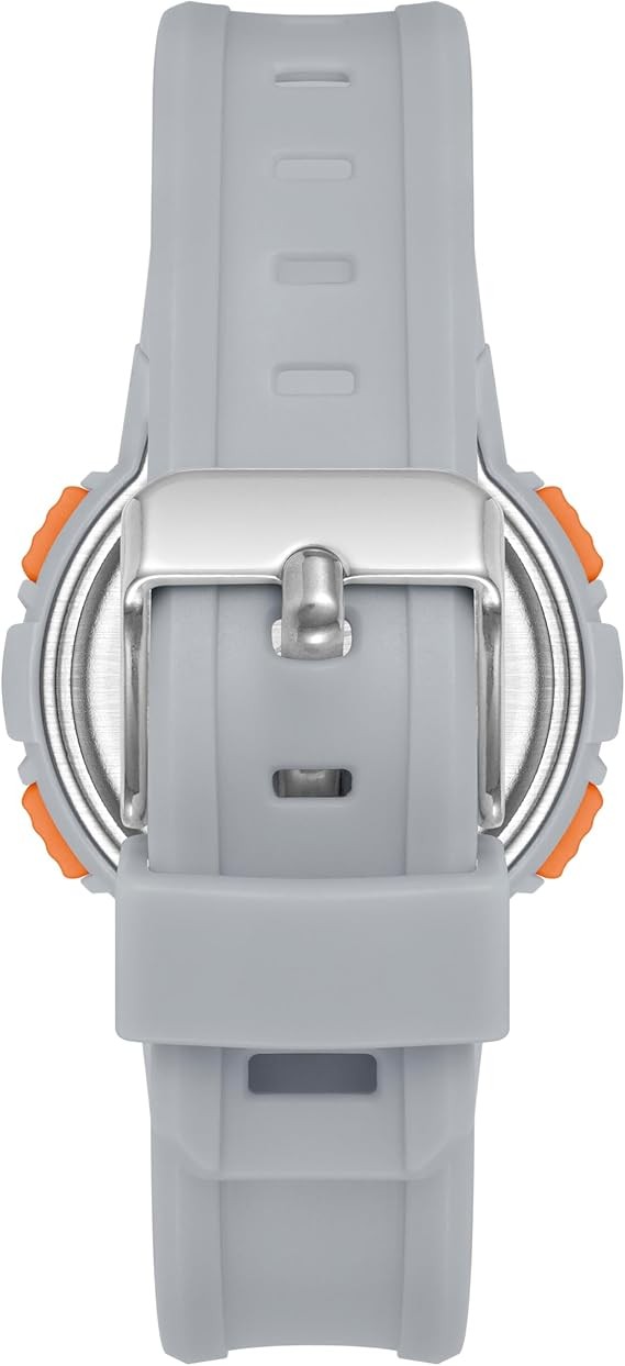 ARMITRON SPORT WOMEN’S DIGITAL CHRONOGRAPH RESIN STRAP WATCH – GRAY ORANGE