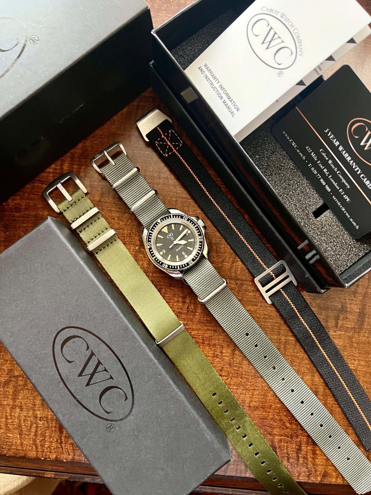 CWC 1983 RN Divers Quartz Re-Issue RN300-83 QM60, Royal Navy Diver. Box & Papers