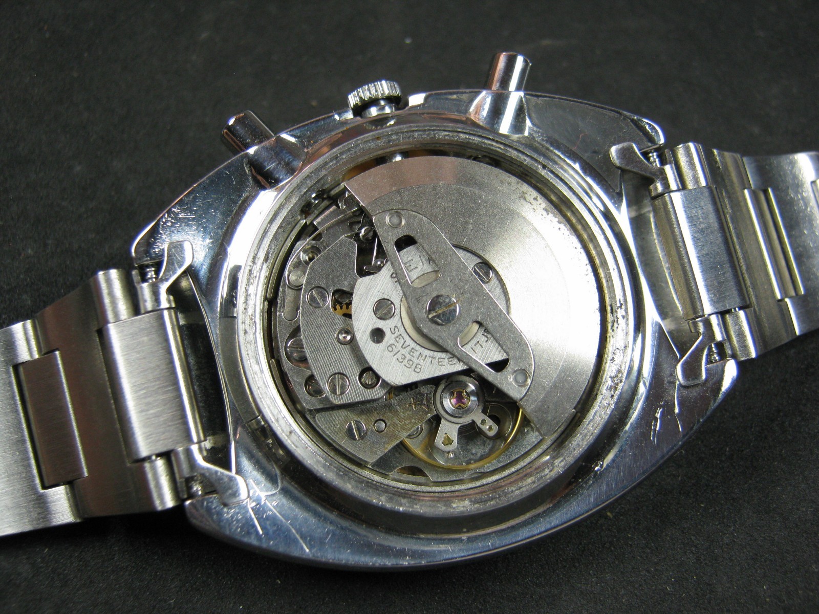 Classic Seiko 6139-6002 Pogue Chronograph Day Date Serviced A1 Condition Japan