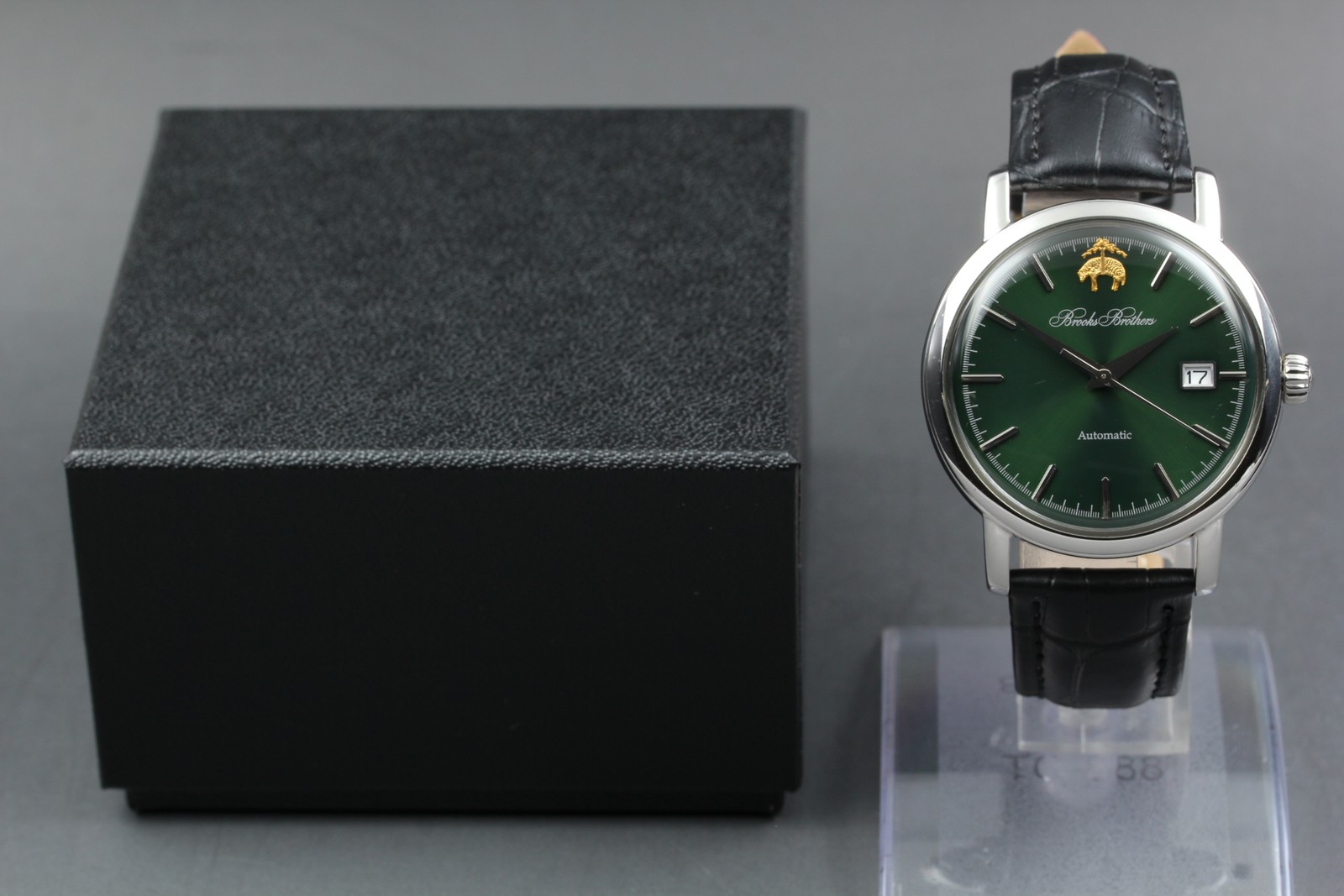 SEIKO Brooks Brothers NH35-0010 Green Dial Automatic Men’s Watch Made in JAPAN