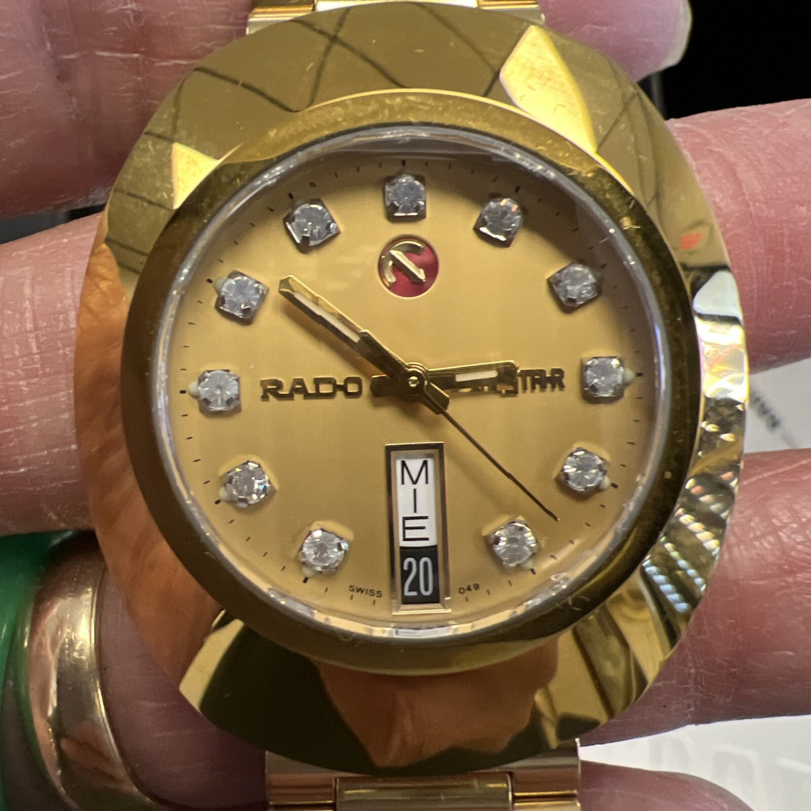 Man&women👍The Original Automatic Diamond Gold Dial Men’s Watch 636.0313.3(BNS)