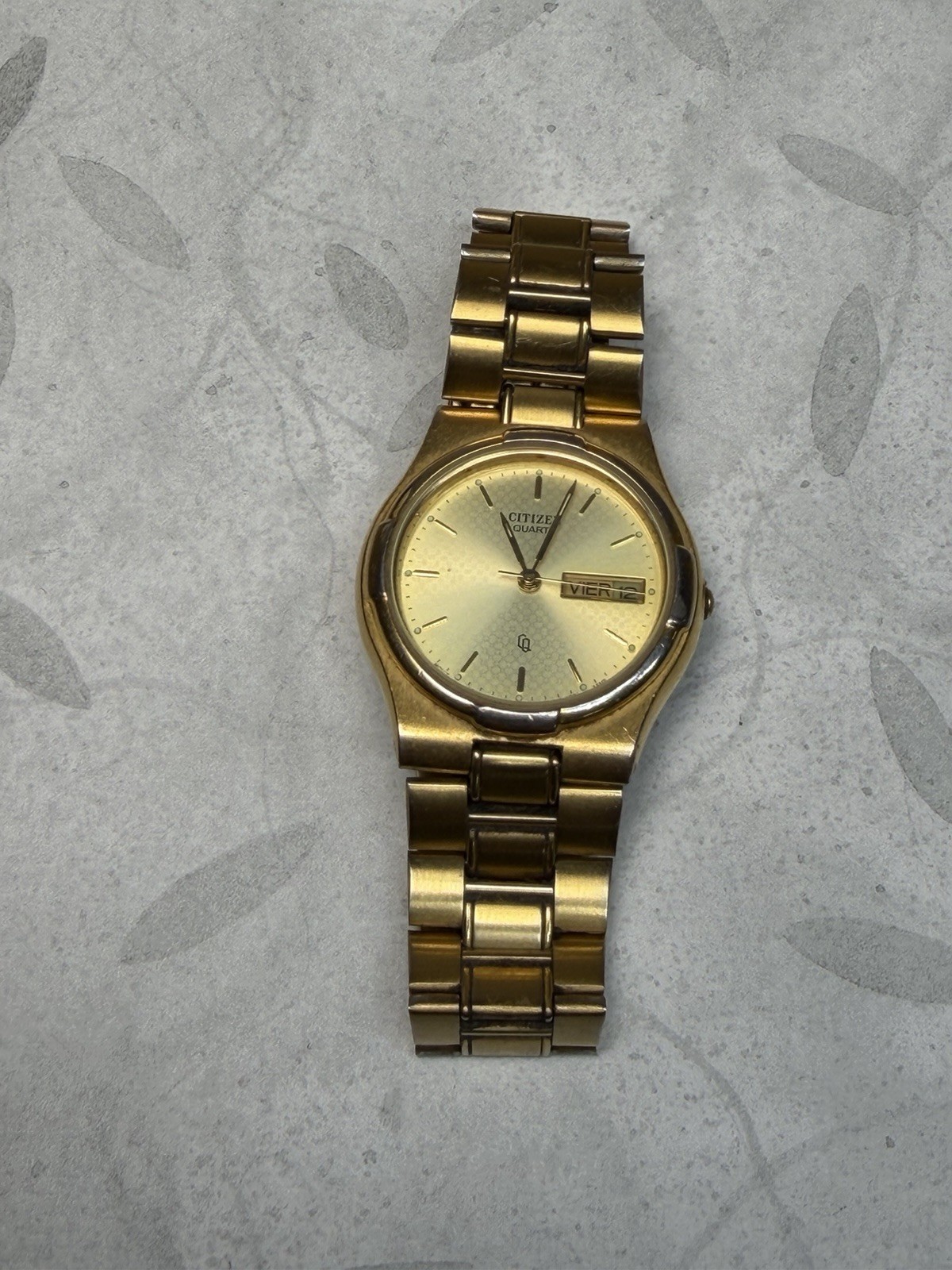Citizen Quartz Men’s watch 6101-S05822 Bilingual (German/English) gold-tone YP
