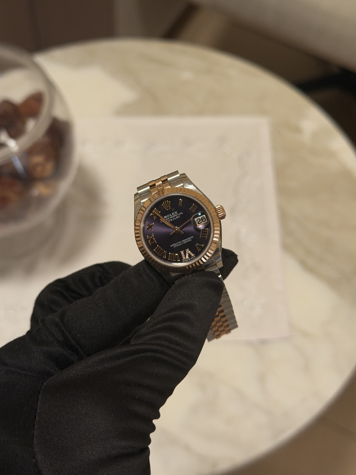 Rolex DateJust Aubergine VI Diamonds 2025 31MM