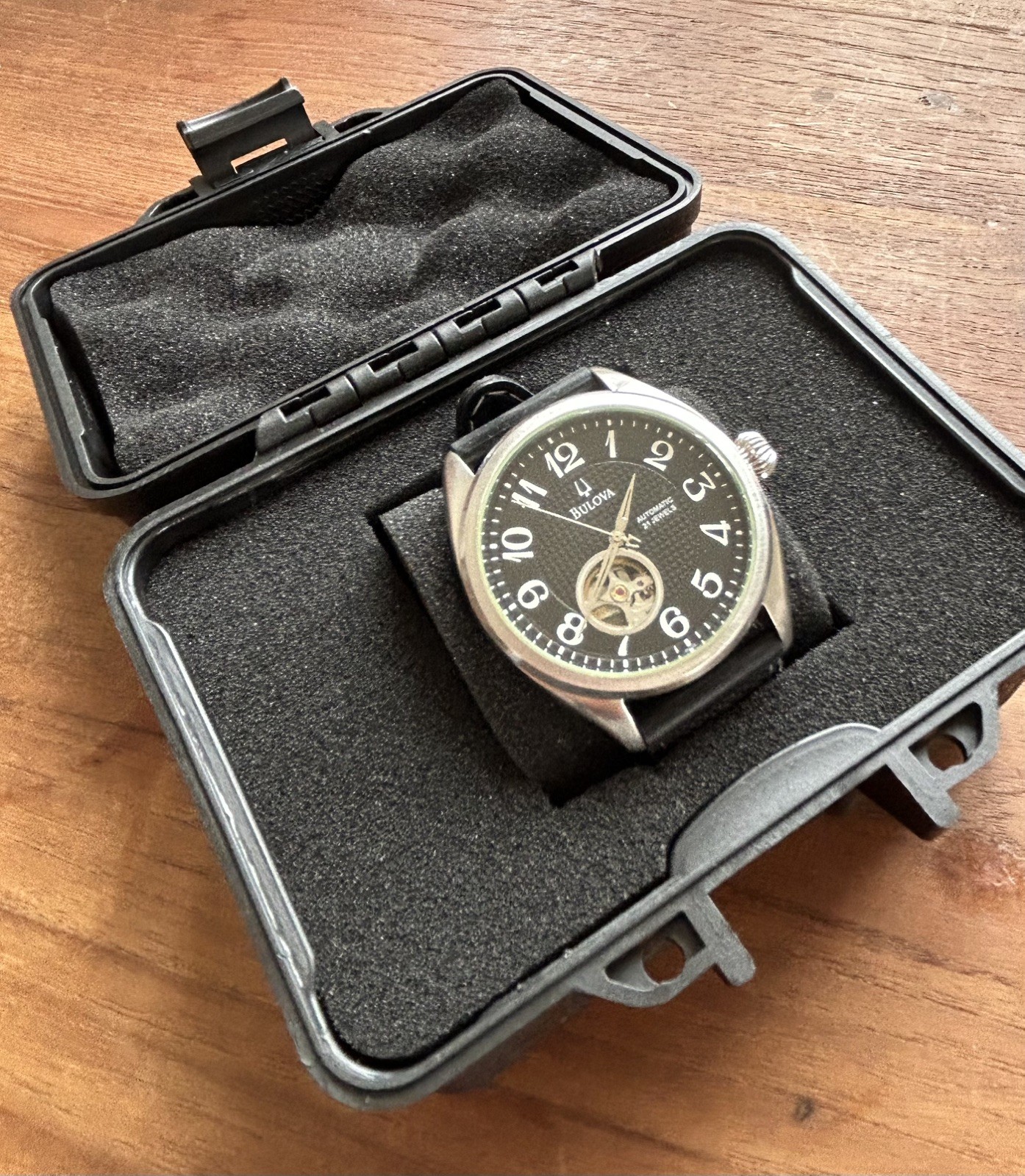 Bulova BVA C869983/96A125 – Men’s Automatic Open-Heart Wristwatch