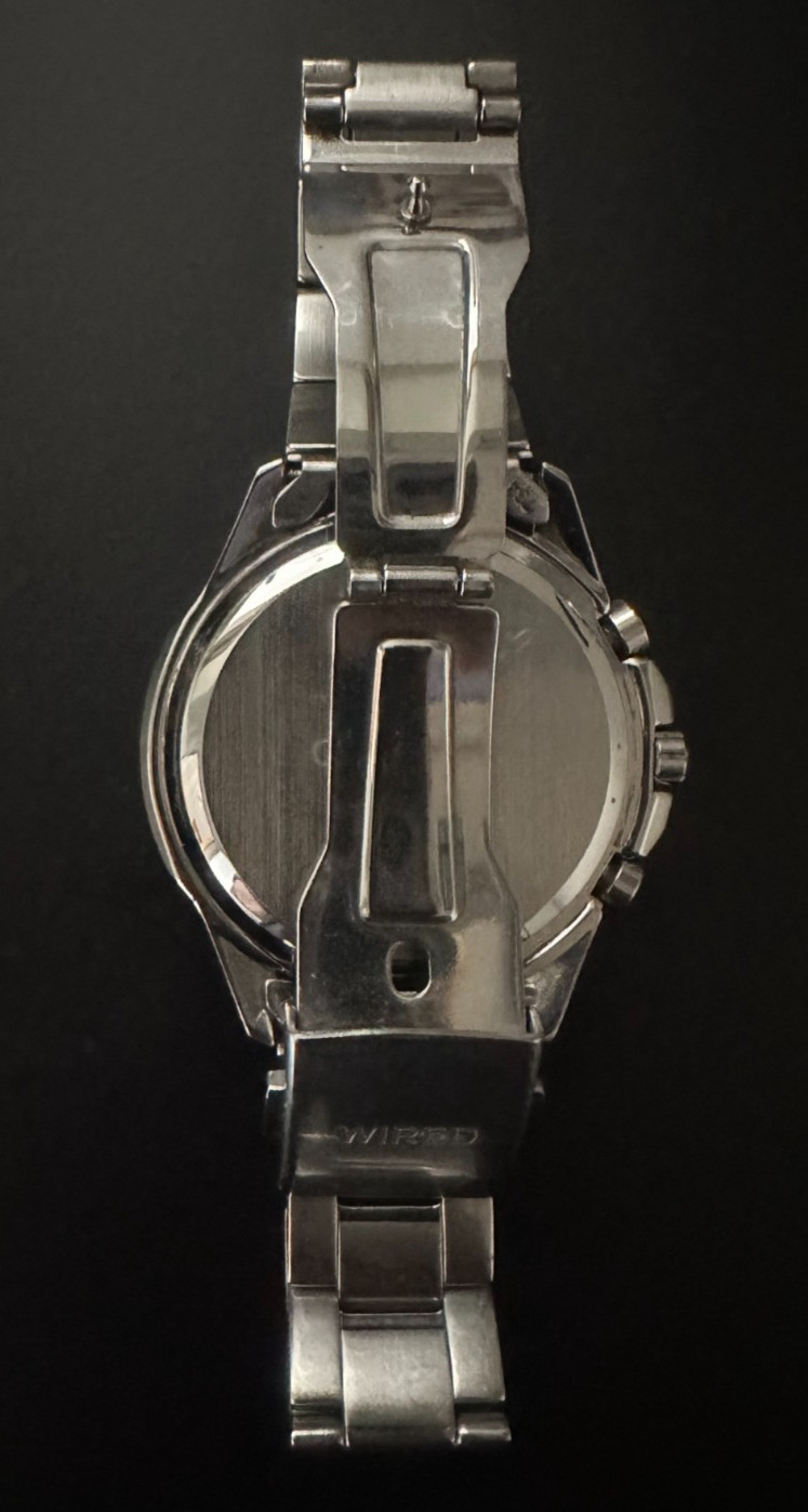 Seiko Wired VR42-0AA0 Solar Chronograph Men’s Watch From Japan Watch Only