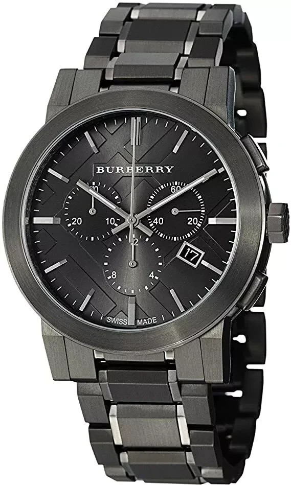 BURBERRY The City BU9354 Dark Gray Men’s Watch 42mm