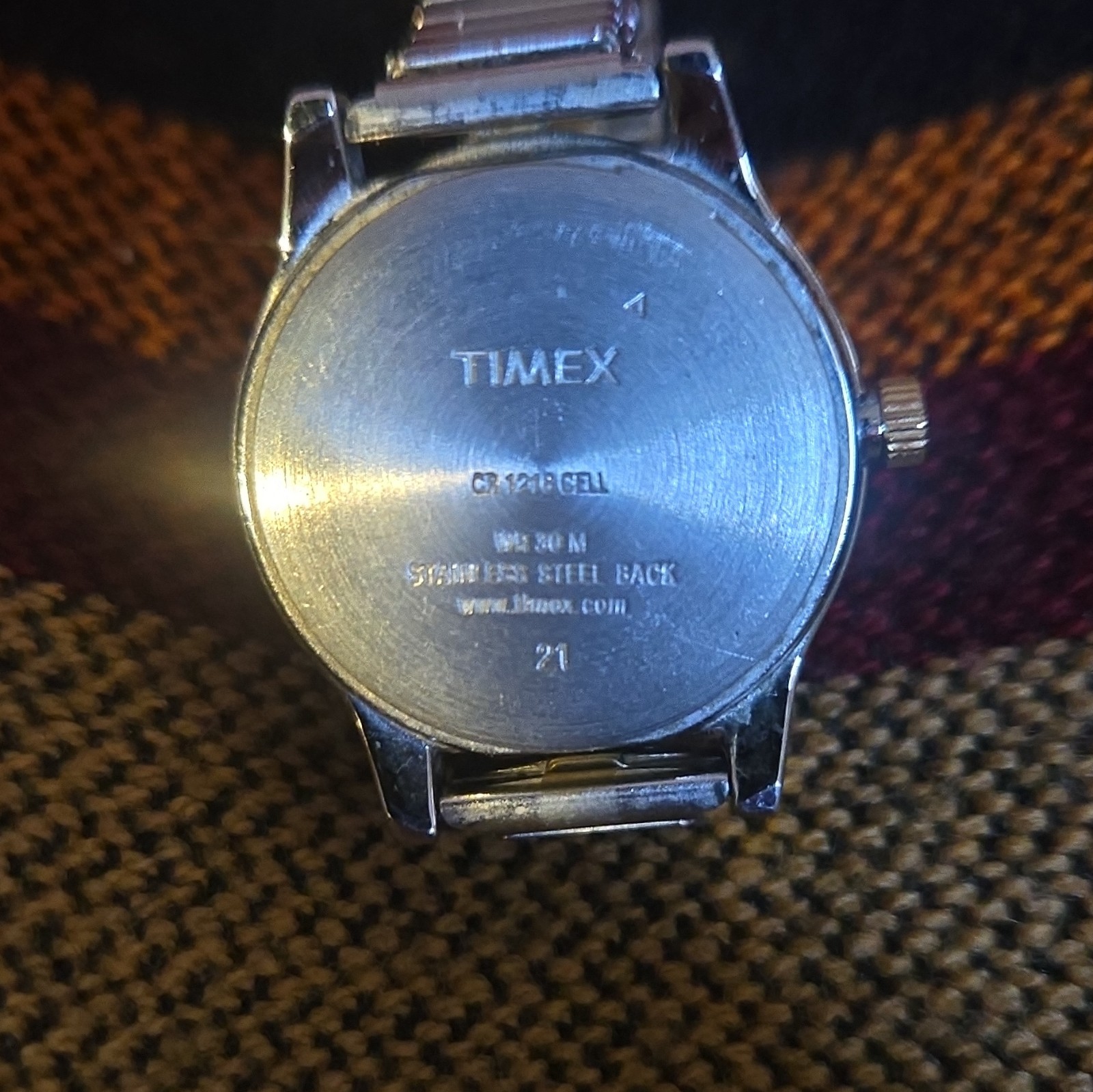 Timex Women’s Quartz Analog Wristwatch White Dial Arabic Two-Tone SS Bracelet