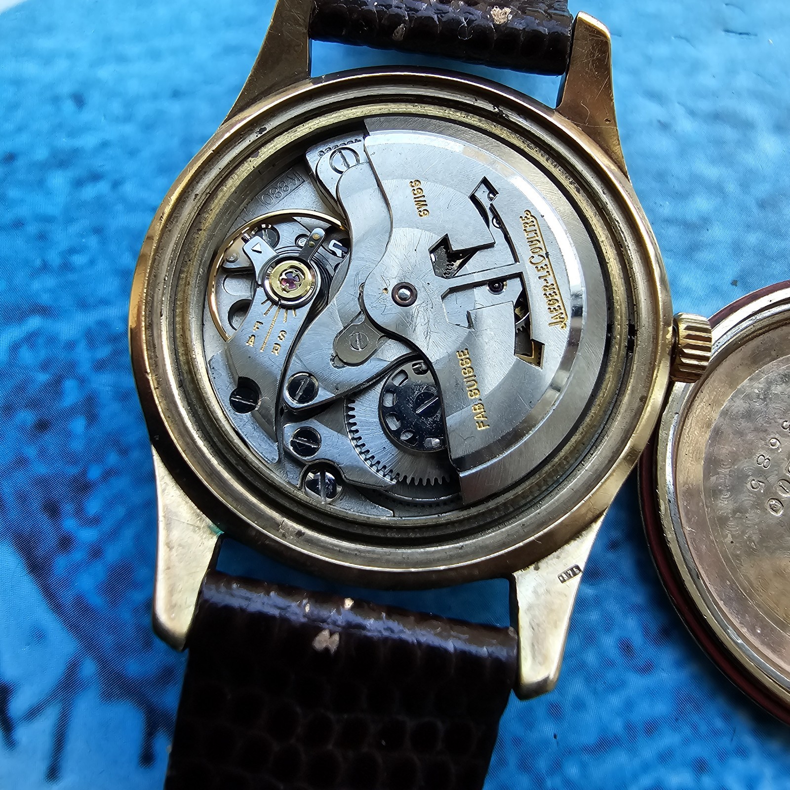Vintage 9k Solid Gold Jaeger-LeCoultre Asprey Automatic Wristwatch