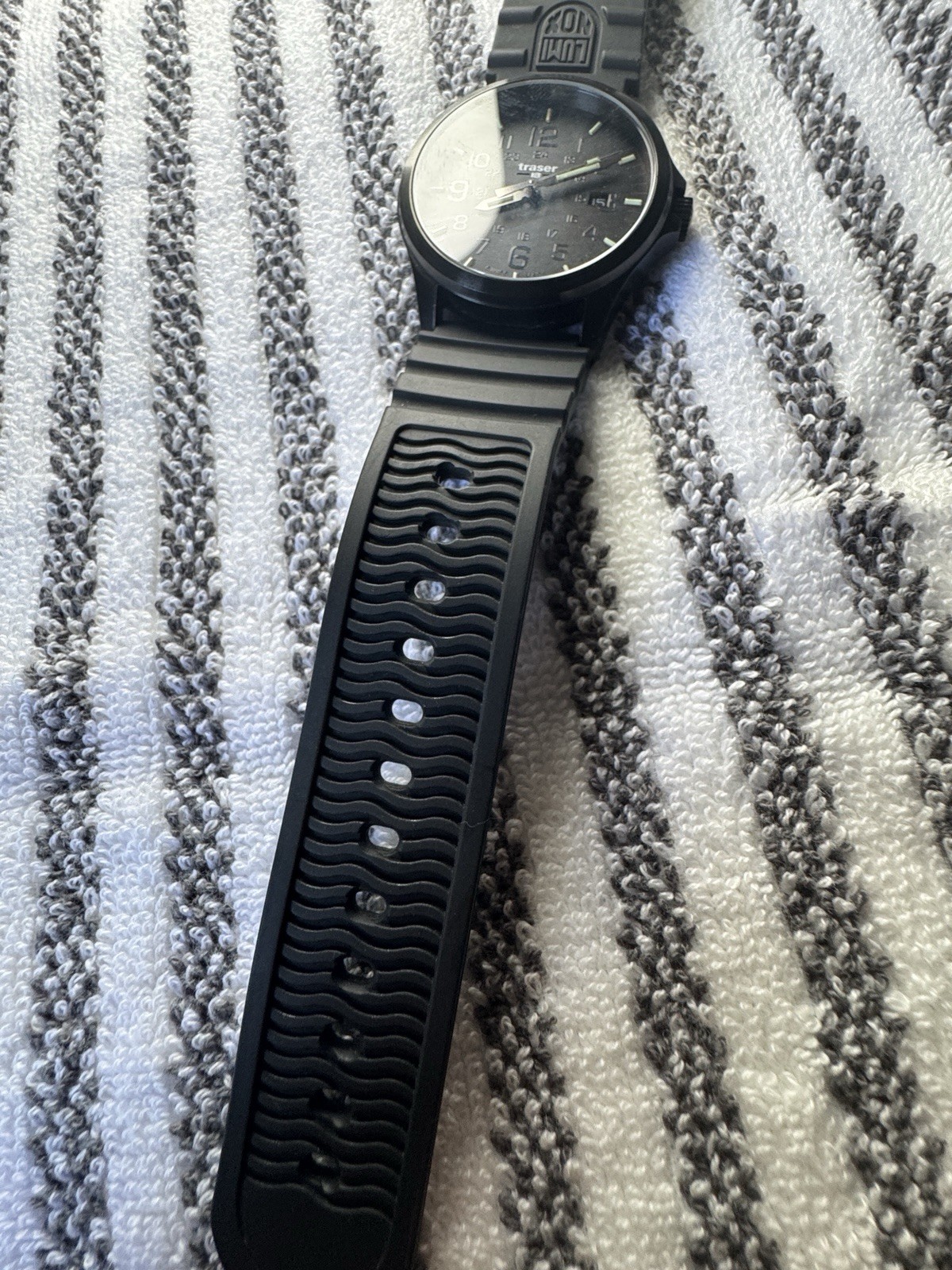 Traser Officer Pro Swiss Made Quartz Black Dial Date 100m/10 ATM Men’s Watch