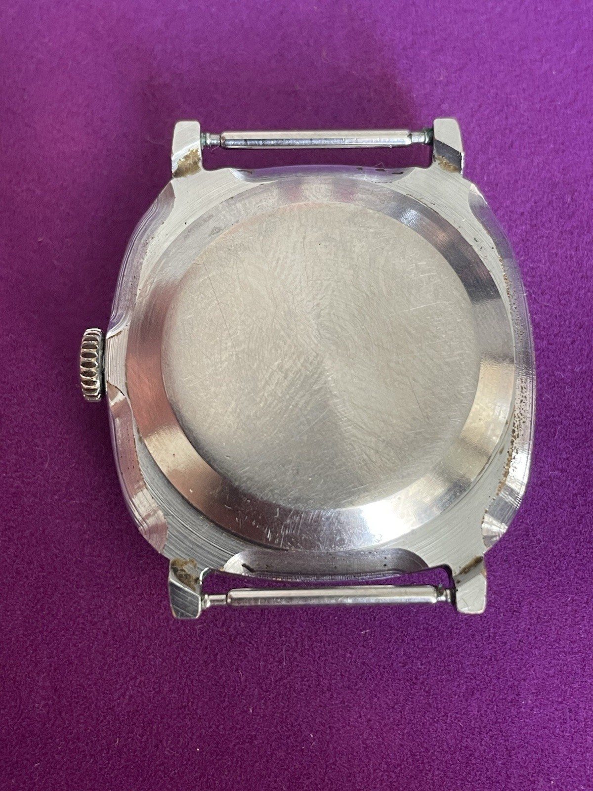 USSR Russian Wristwatch Pobeda ZIM 2602 Square Made In Russia Big Numbers