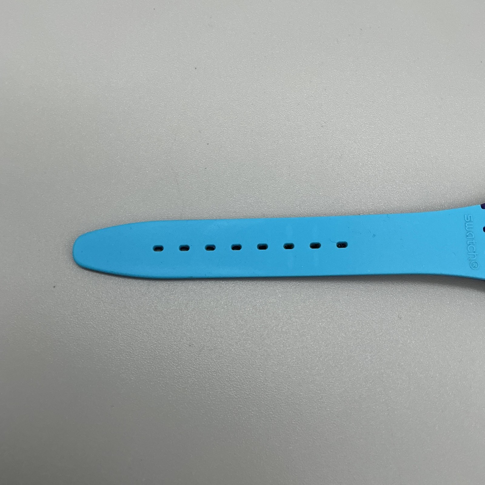 Swatch Mixed Up GV128 Mens Watch 34mm Blue Purple Swiss Made New Battery