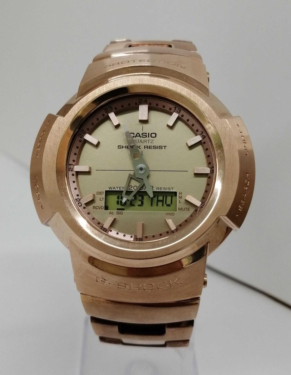 CASIO G-SHOCK AWM-500GD 4ADR Black Solar Men Watch Auth Japan