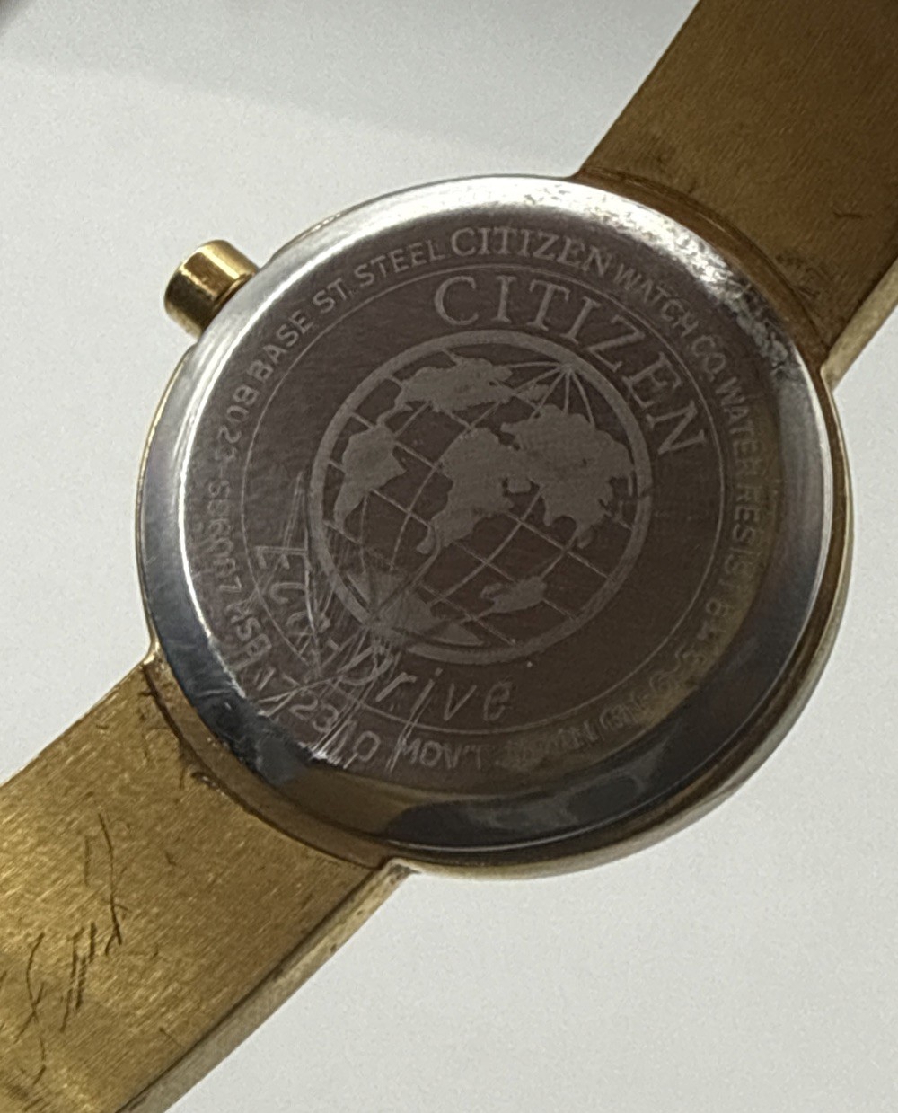 Citizen Eco-Drive Watch Womens B023-D16209 KA HSB Watch White Dial 6.25” WORKS