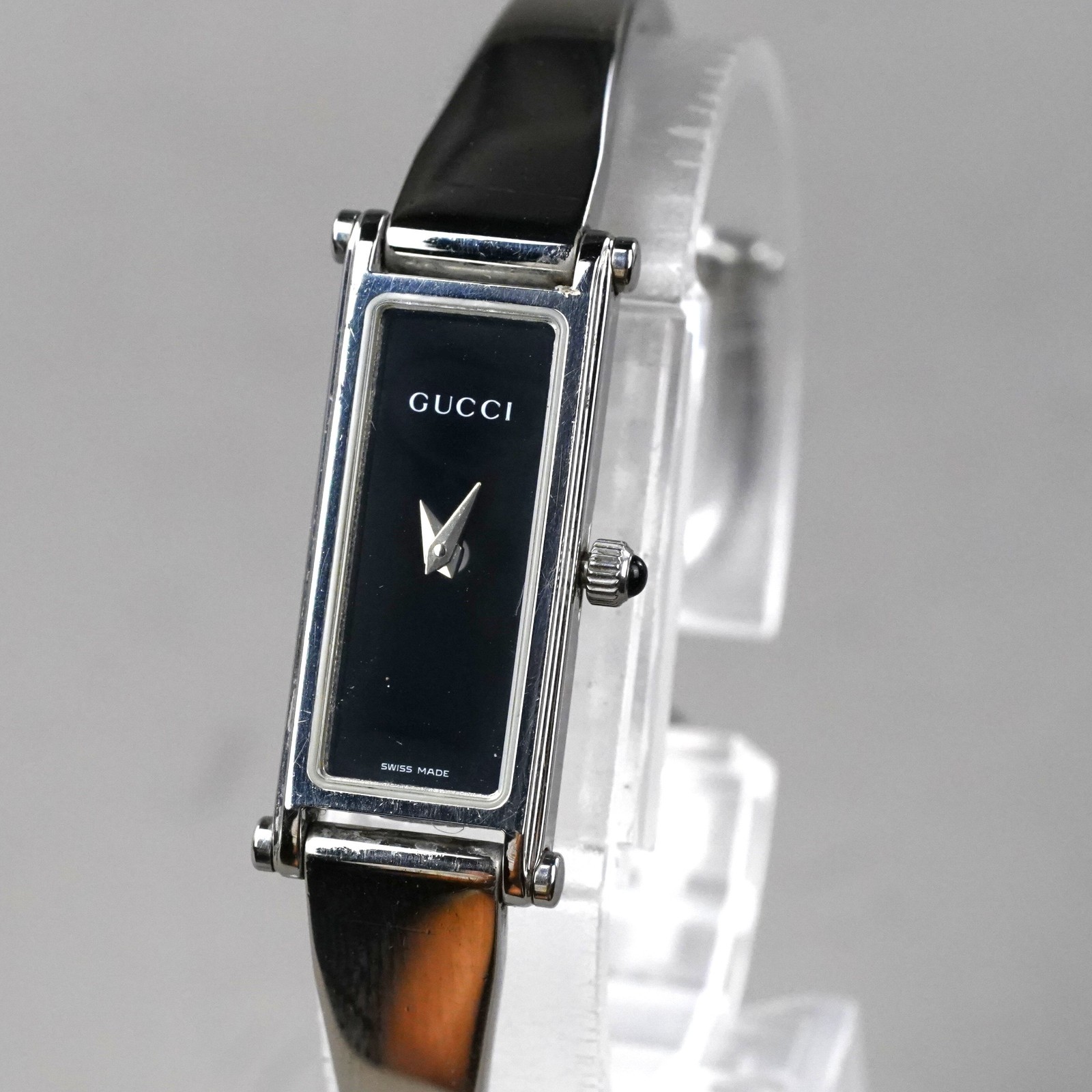 GUCCI Women’s Watch 1500L Silver 12mm Vintage New Battery