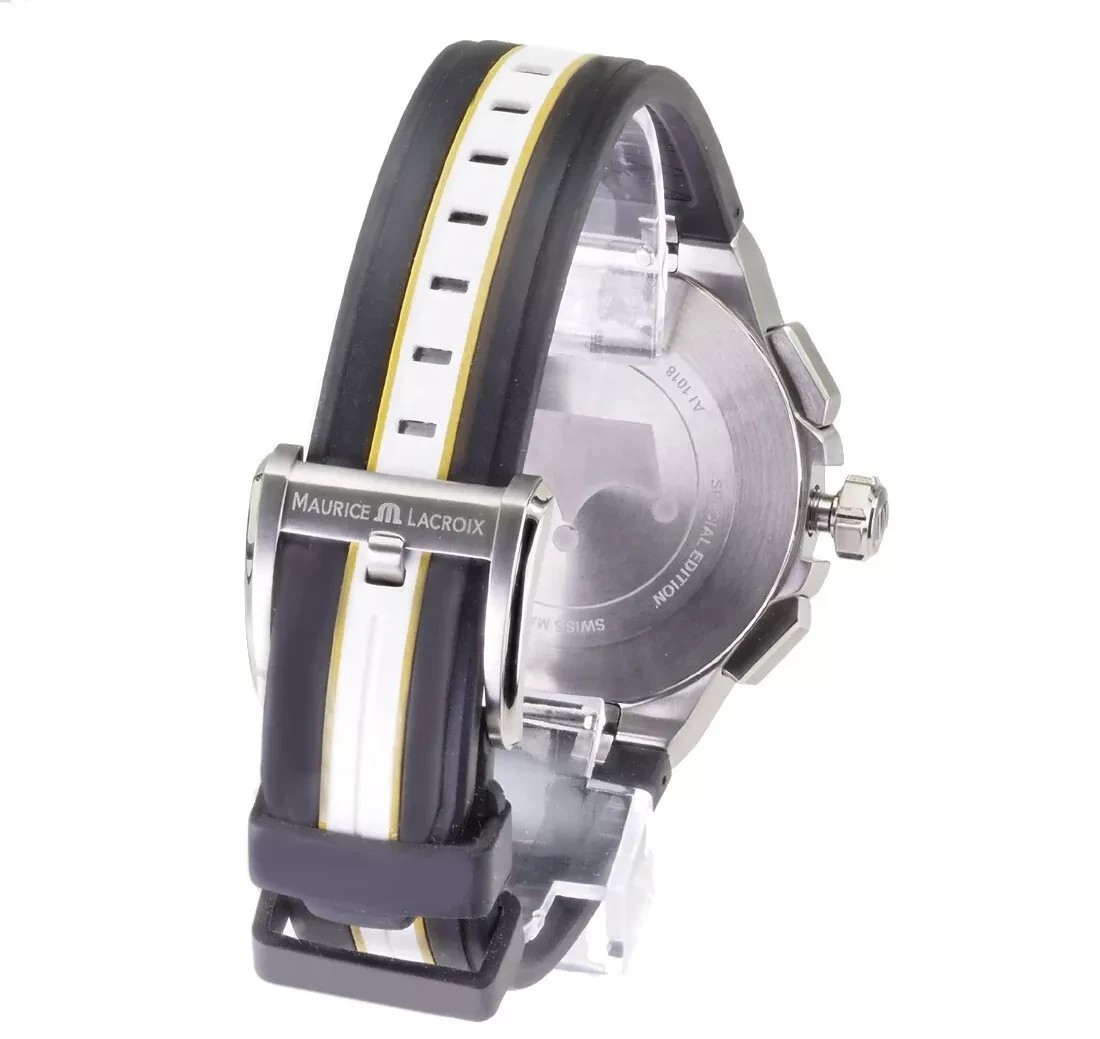 Maurice Lacroix AI1018-TT030-130-K Mens Aikon Silver tone Dial Quartz Watch