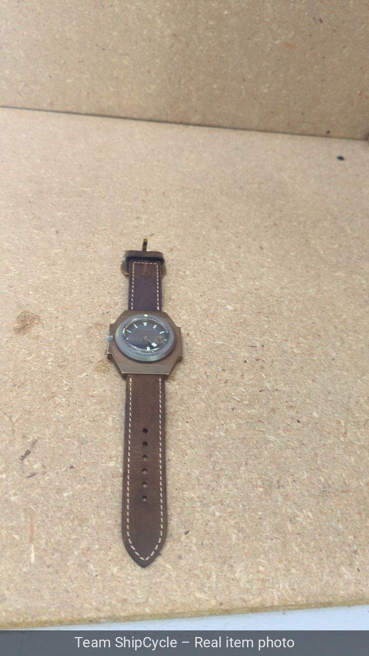 Vintage DS Aircraft Carrier VDS Bronze Titanium Distress Dial Swiss Aut G2U