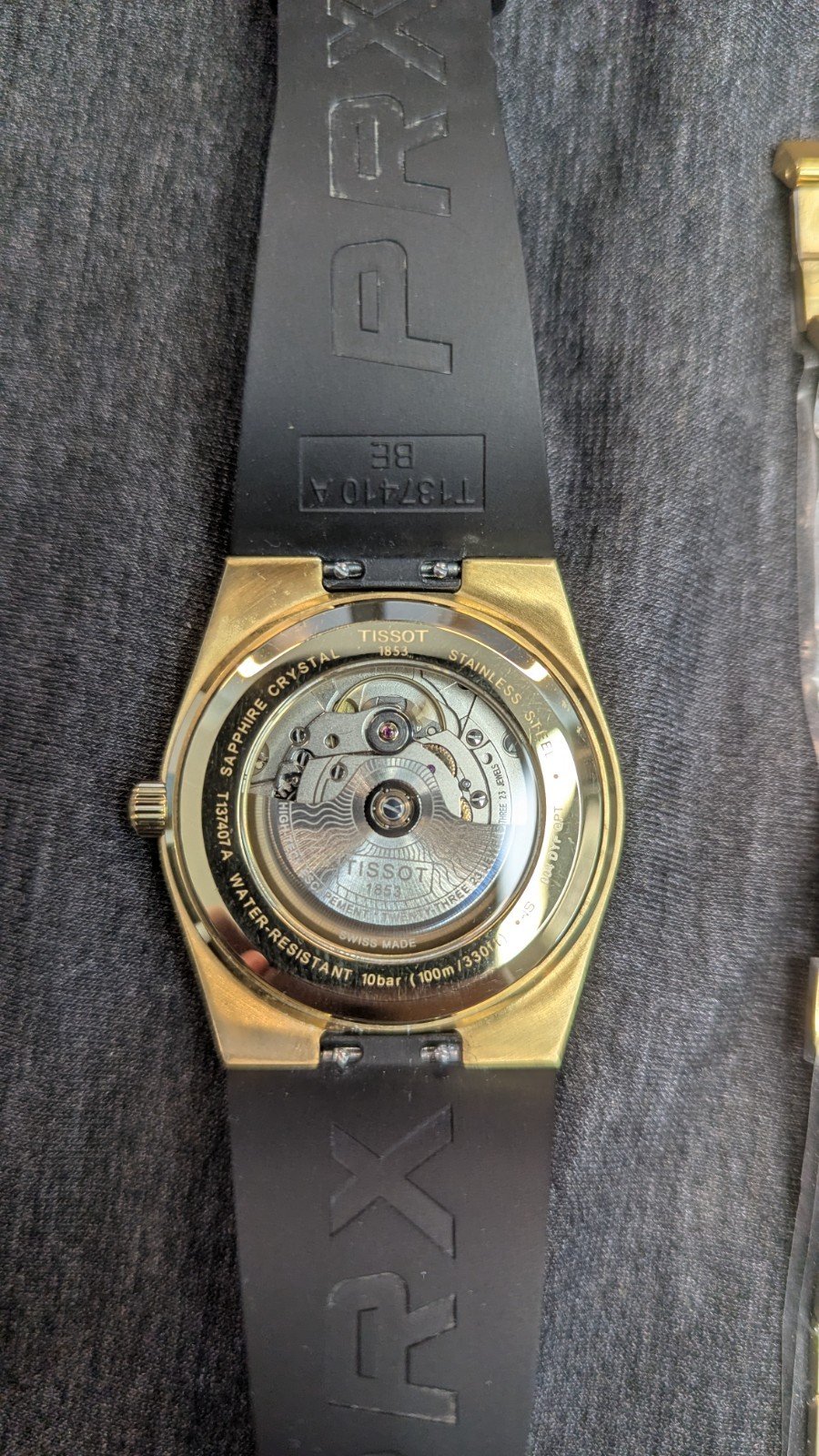 PRX Powermatic 80 Automatic Champagne Dial Men’s Watch T1374073302100 Two bands