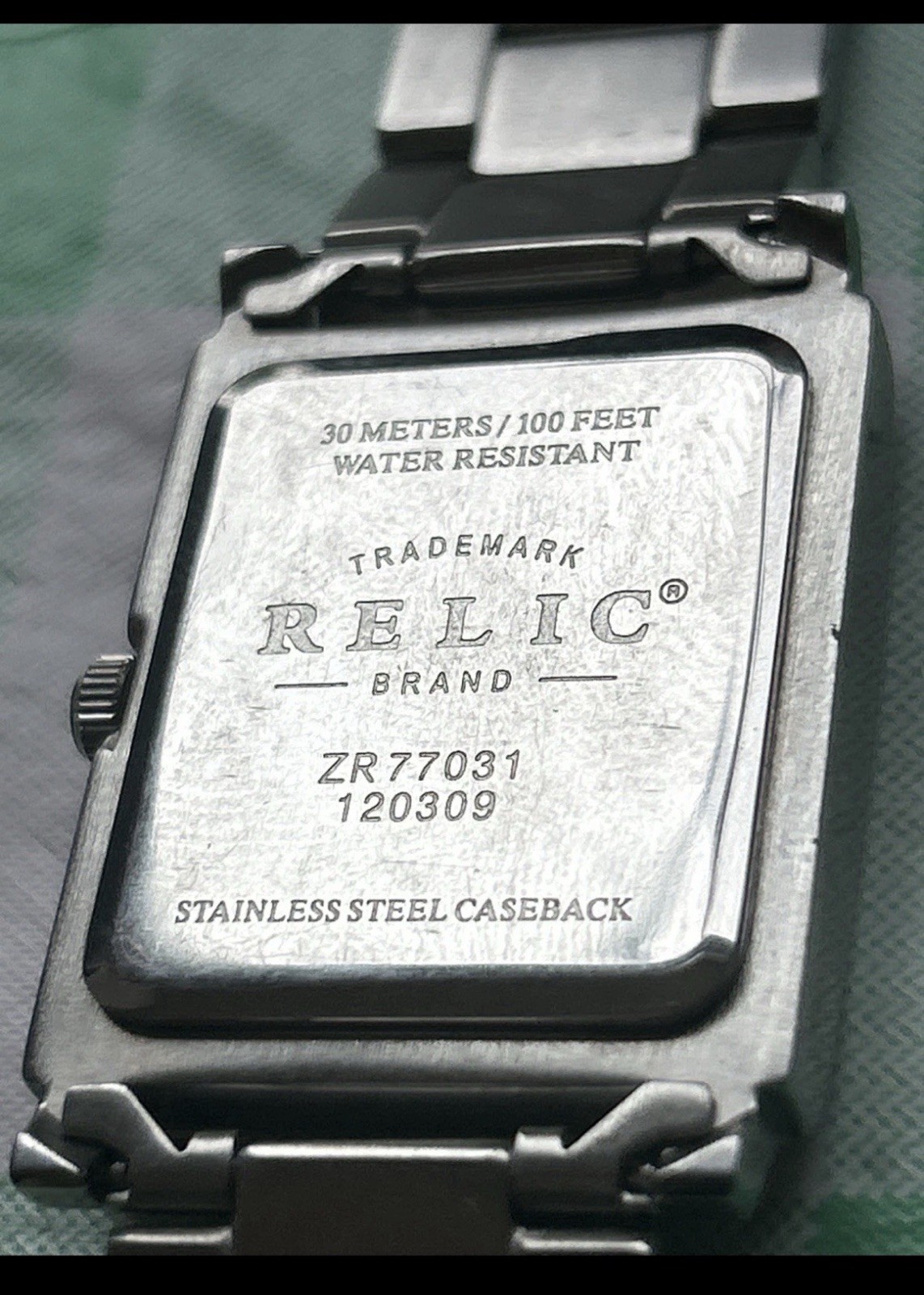 Relic Folio Gray Dial Silver Tone Women’s Watch Needs Battery