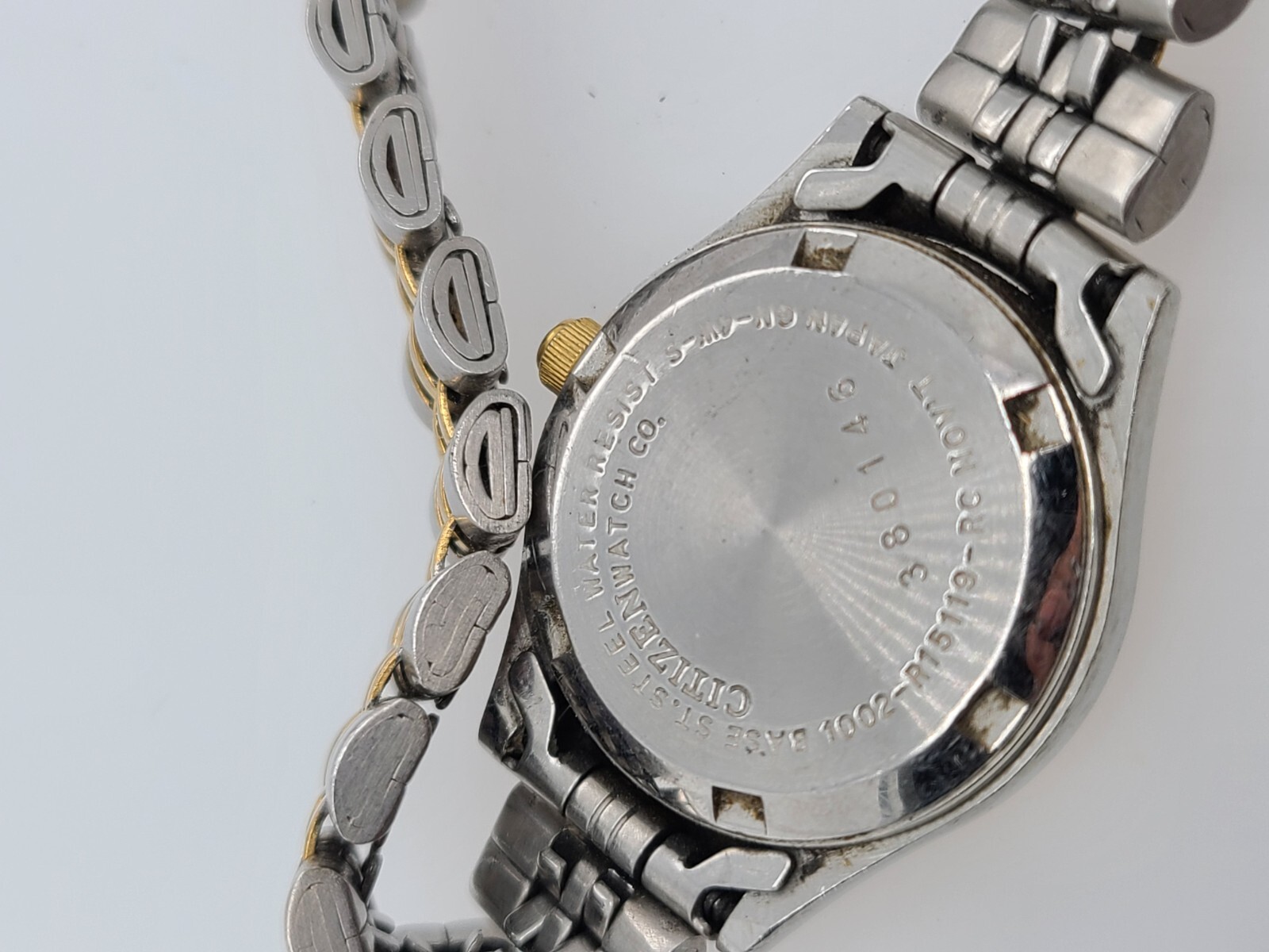 Citizen Womens Quartz Watch 1002 R15119 RC President Silver Dial for Part/Repair