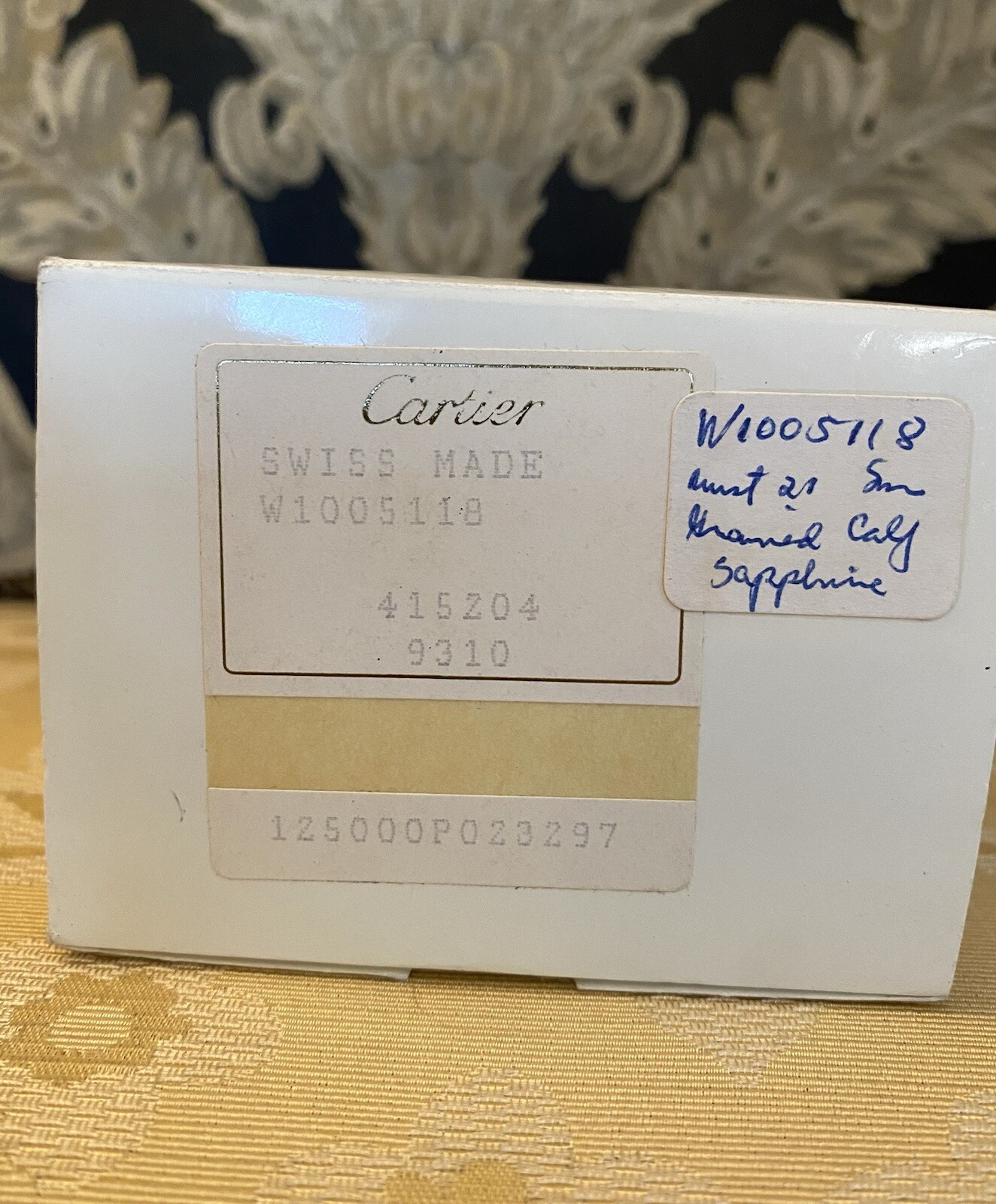 CARTIER MUST DE CARTIER 21 STAINLESS STEEL 18K PLATED WATCH ALL PAPERS BOXES