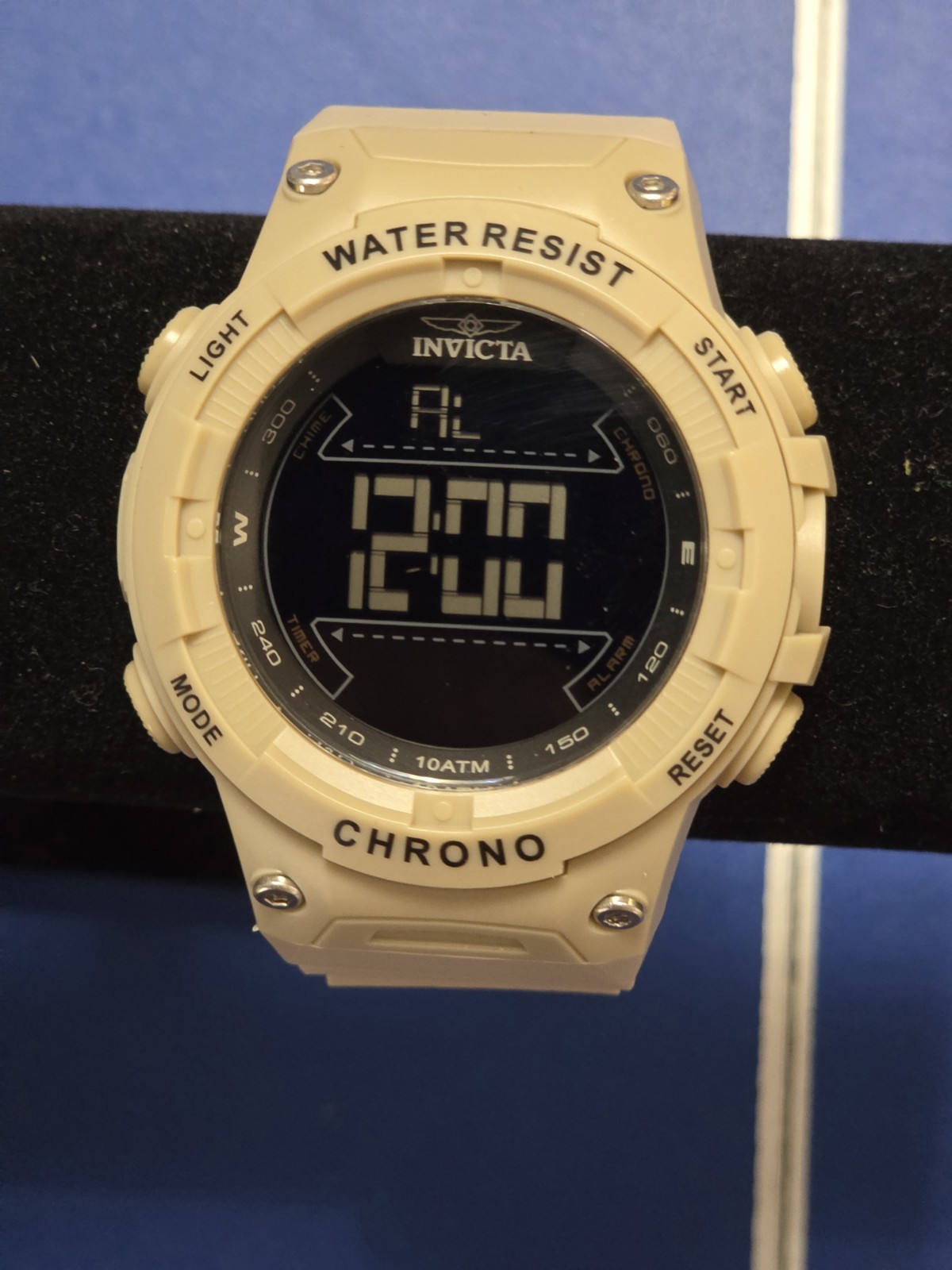 Invicta Racing Burnout Digital Men’s Watch – 52mm Light Brown