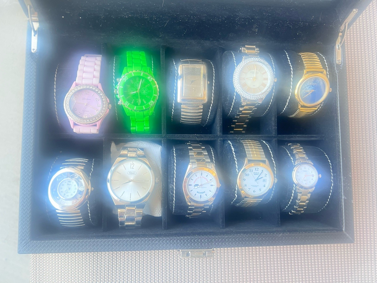 10pcs Casual Fashion Watch Collection All Working See Description For Watch Type